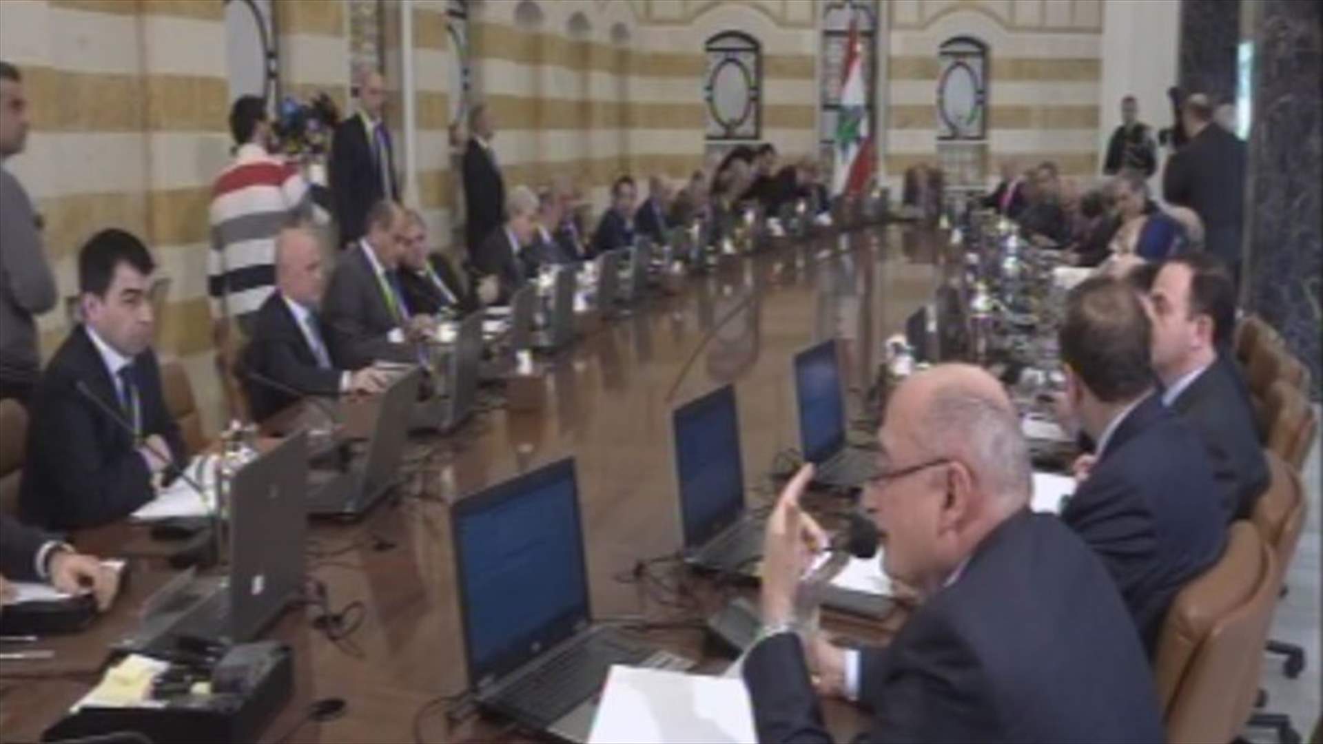 Cabinet session held under the chairmanship of President Aoun