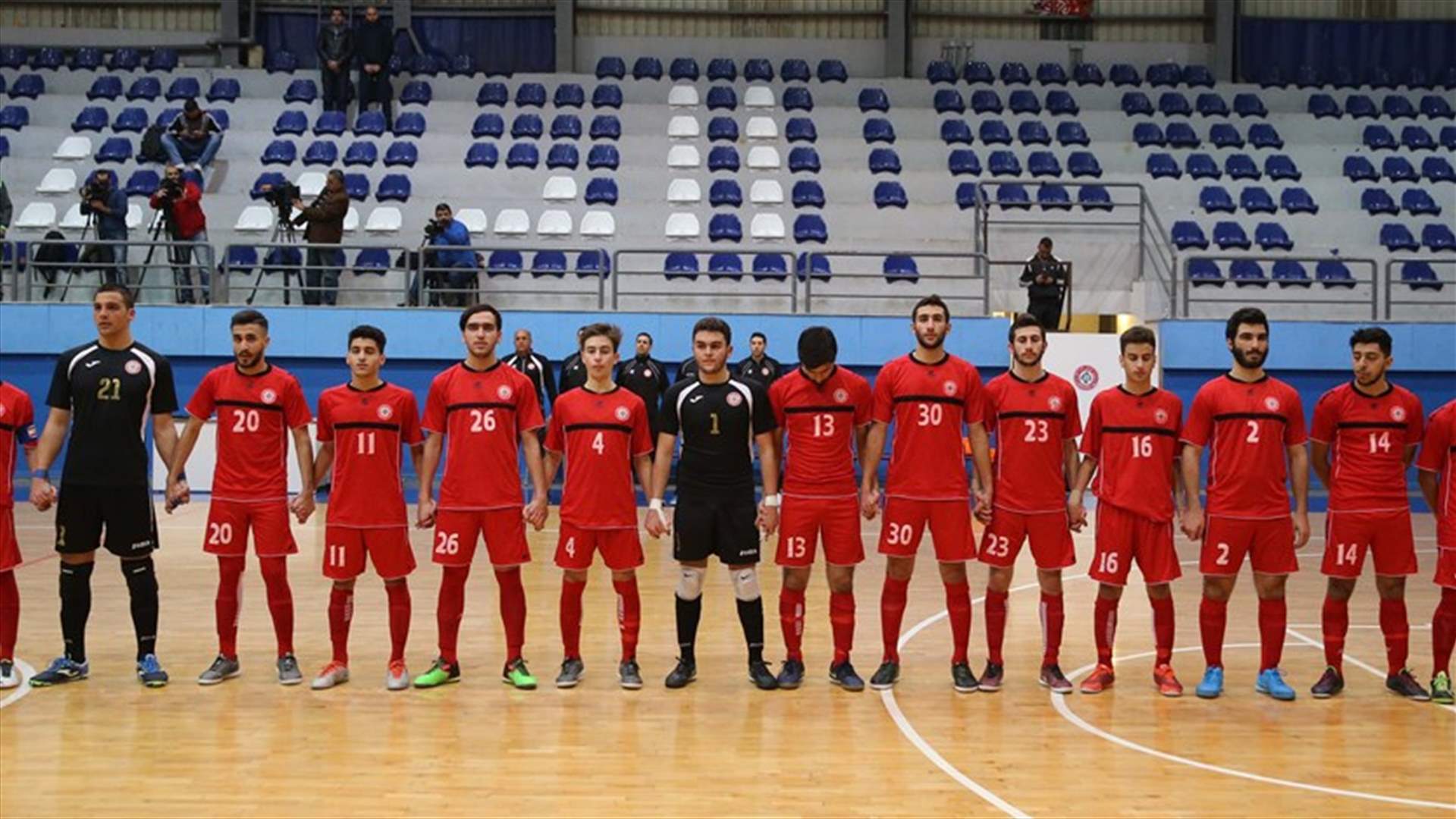 مباراة ودية ثانية للمنتخب اللبناني للفوتسال للناشئين قبل كأس اسيا