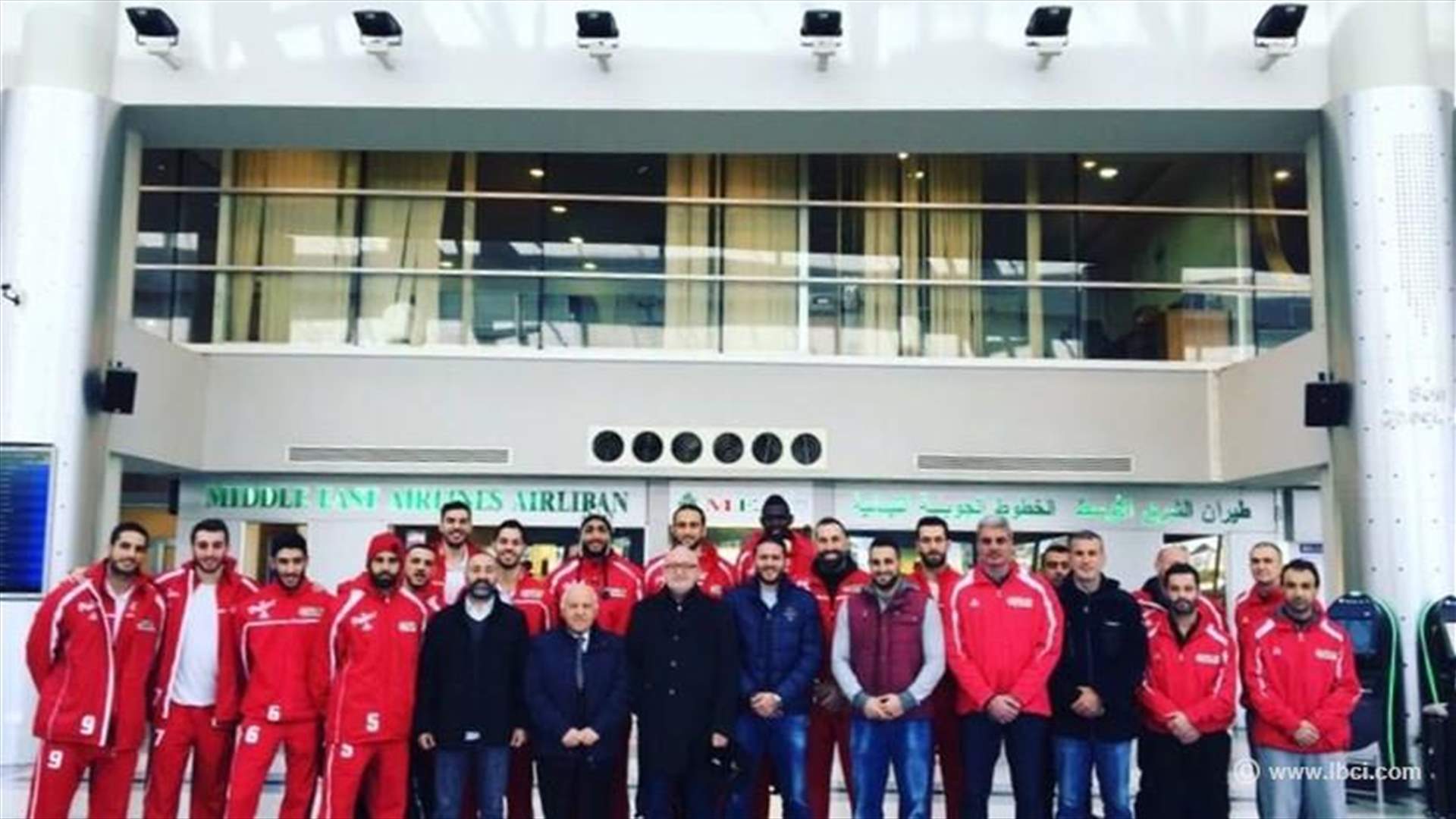 منتخب لبنان الى الاردن للمشاركة في بطولة غرب آسيا