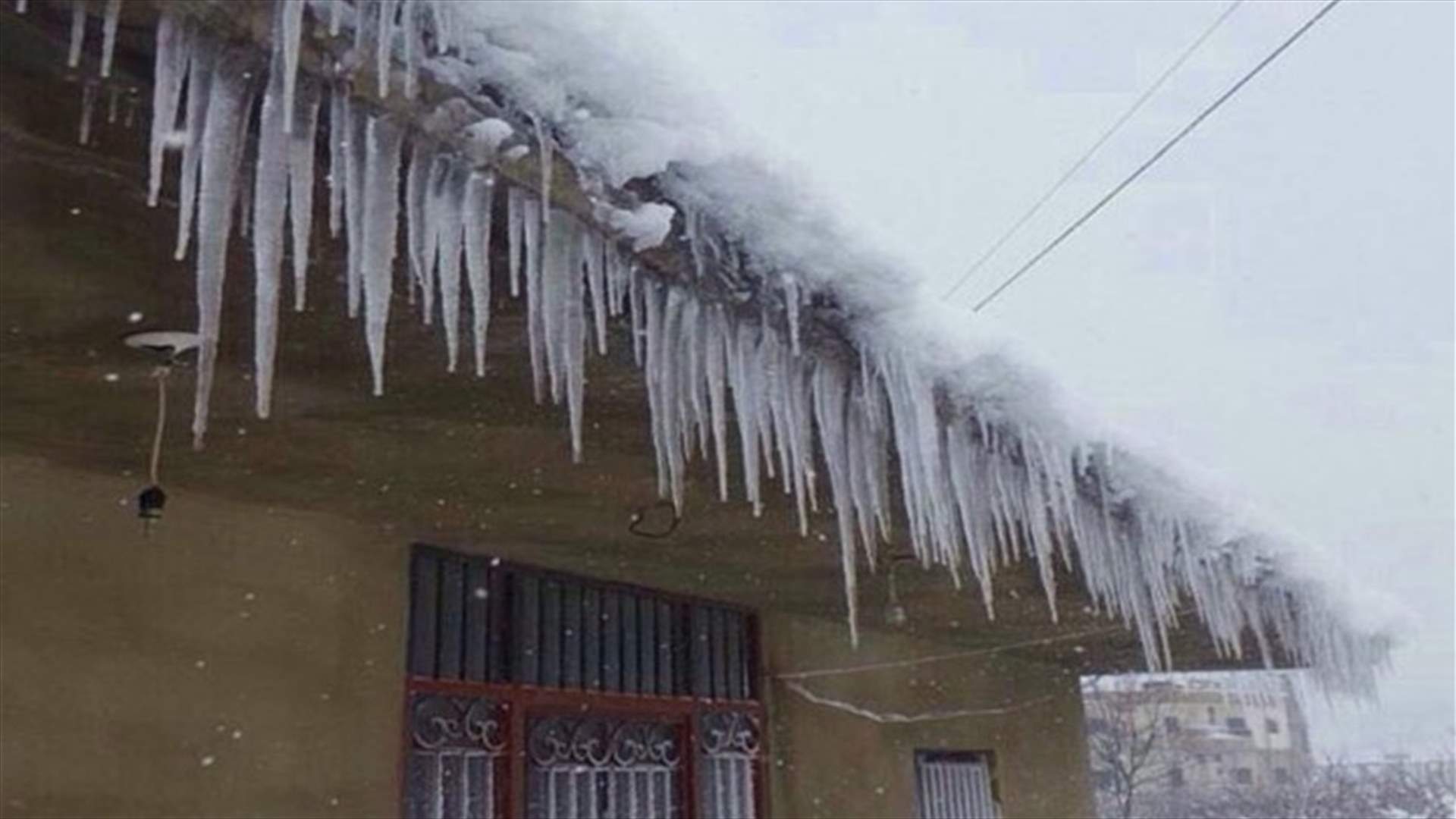 في عكار...الحرارة 10 درجات تحت الصفر!