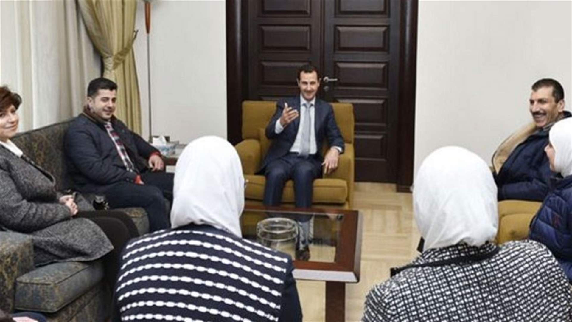 Syrian President Assad meets with Damascus manufacturers