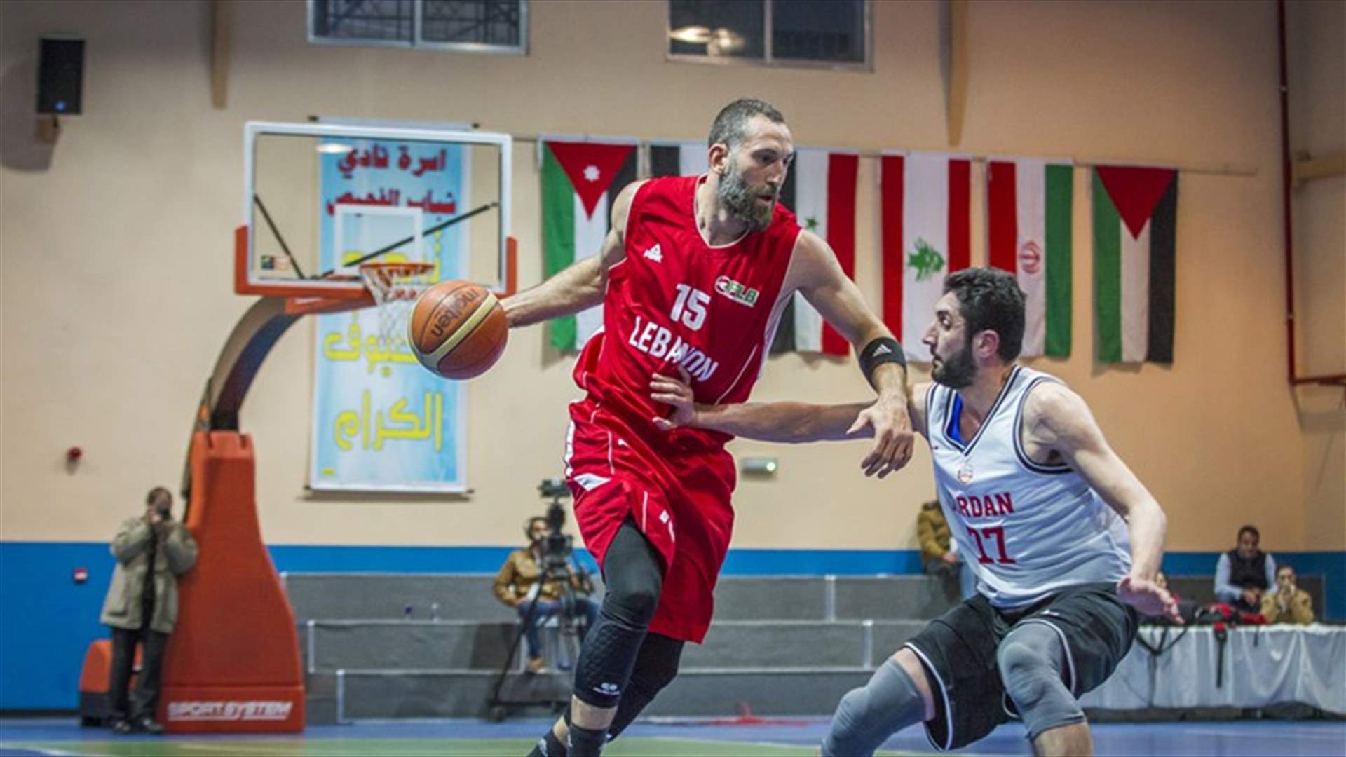 لبنان استعاد زعامة غرب آسيا بكرة السلة...,والاردن ضحيته الجديدة