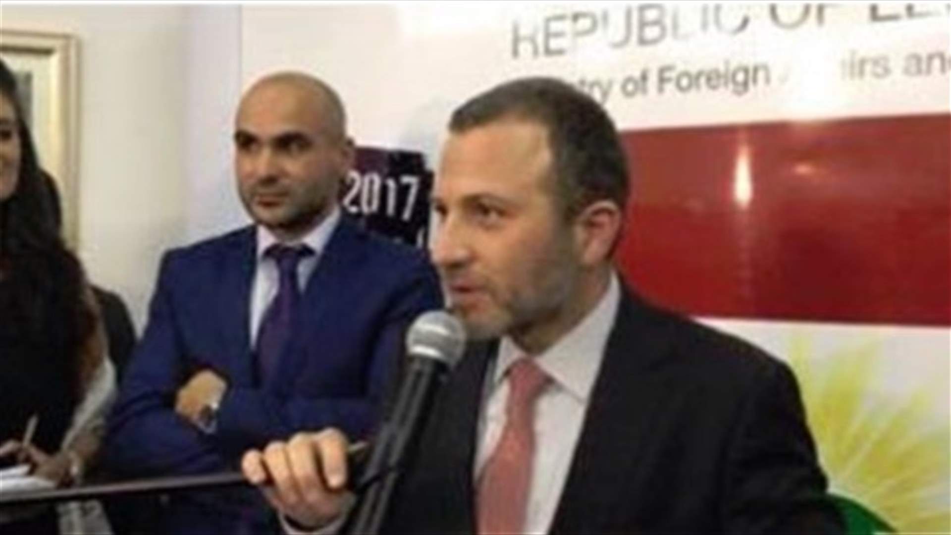 FM Bassil from Gabon slams failure to draft new vote law