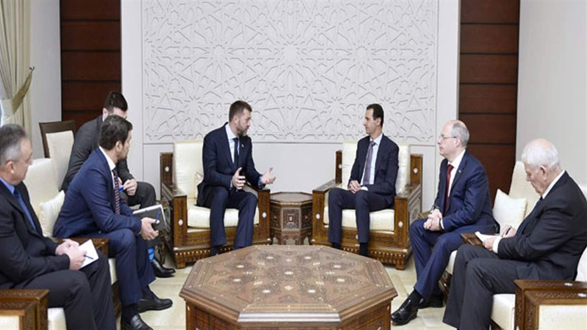 الأسد: أوضاعنا تسير بالمنحى الذي ترغب به سوريا وروسيا 