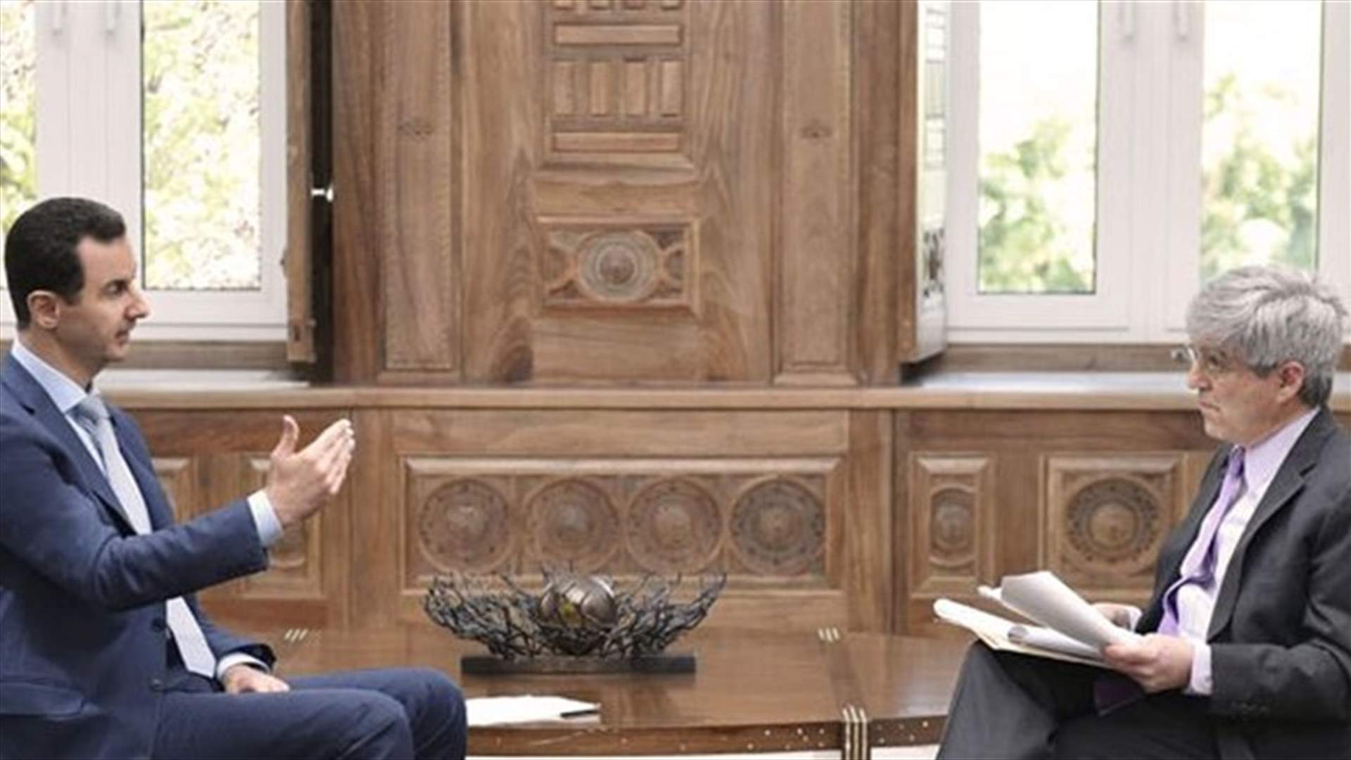 Assad rejects safe zones in Syria - Yahoo News interview