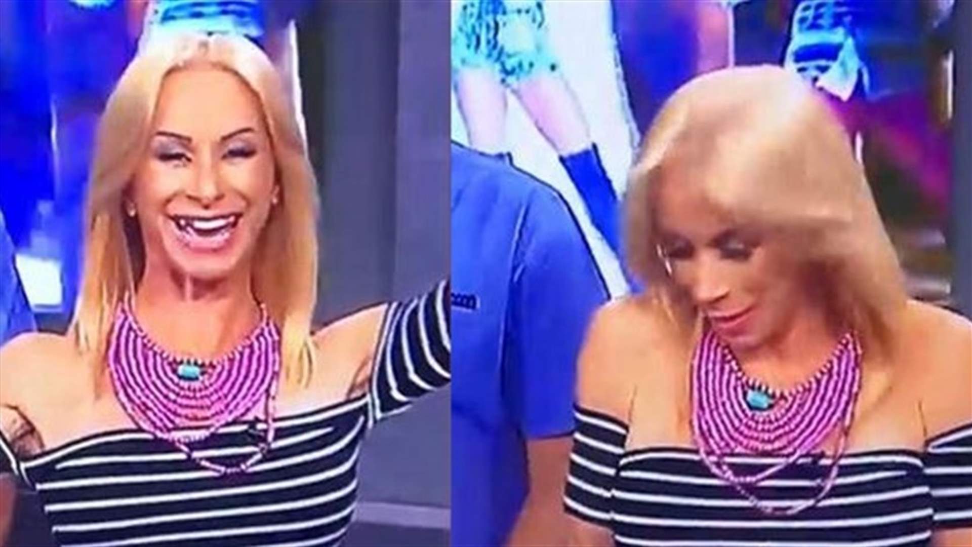 بالفيديو: مقدّمة تلفزيونيّة سقط سنّها مباشرة على الهواء!
