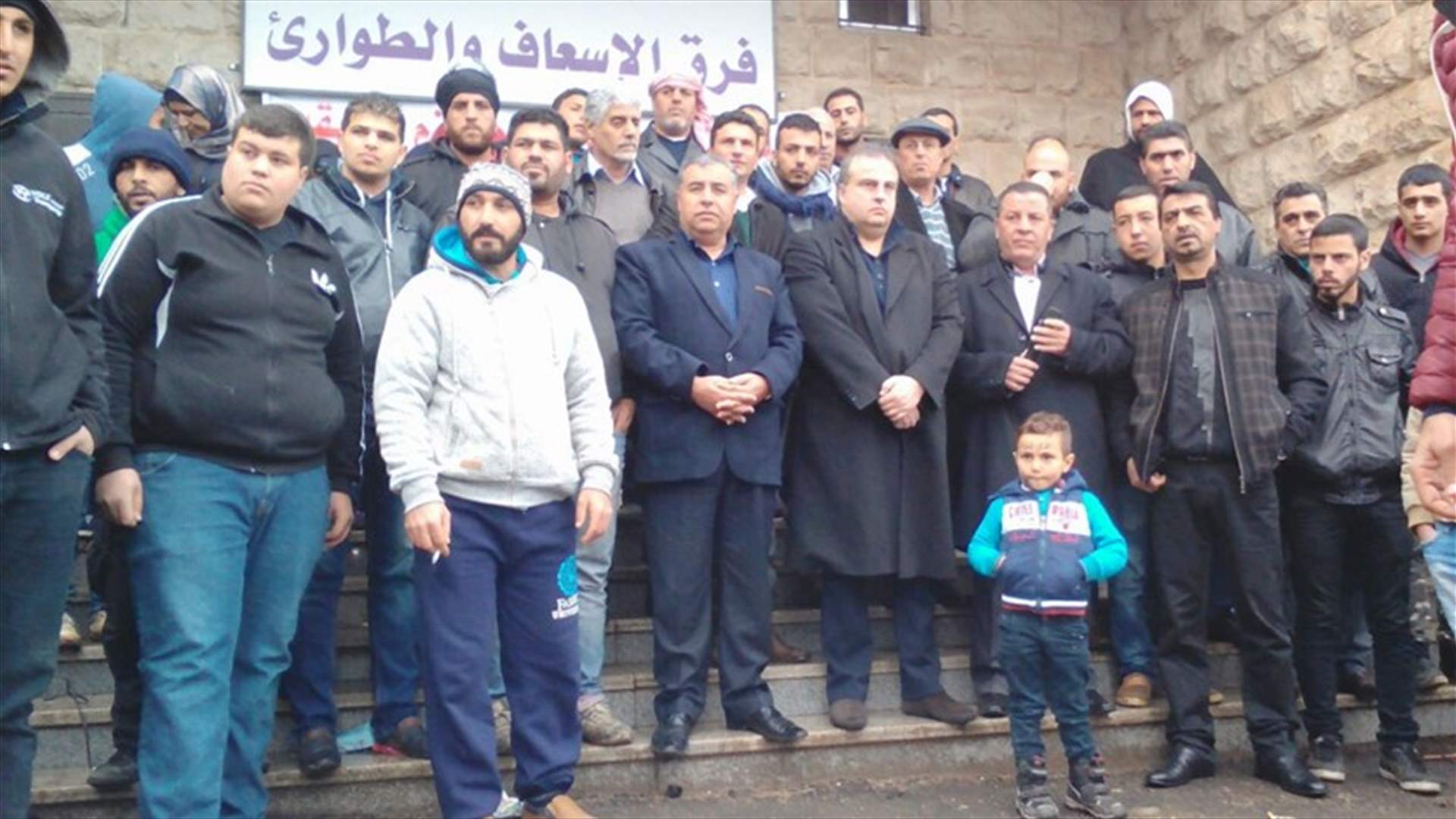 اعتصام لاهالي الموقوفين الاسلاميين في عكار