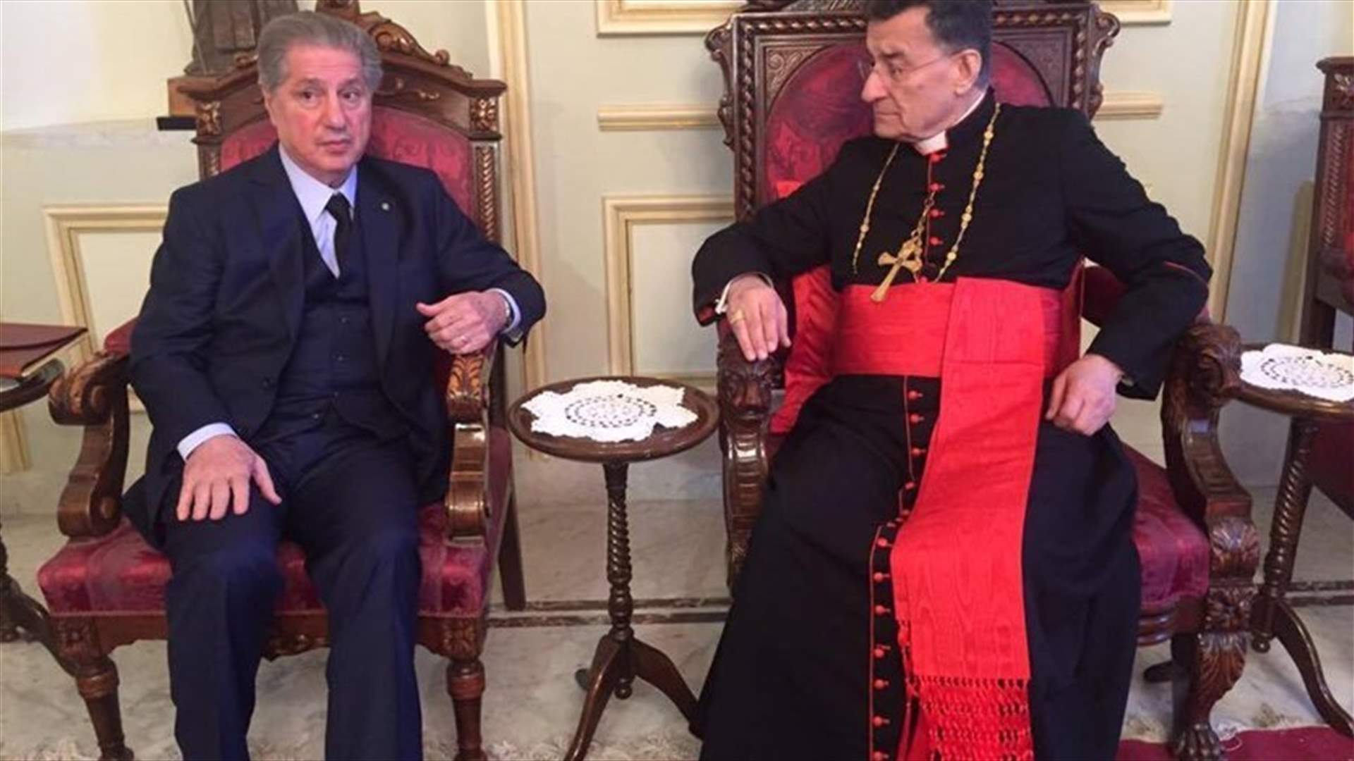 Patriarch Rai meets with Gemayel, Minister Khatib