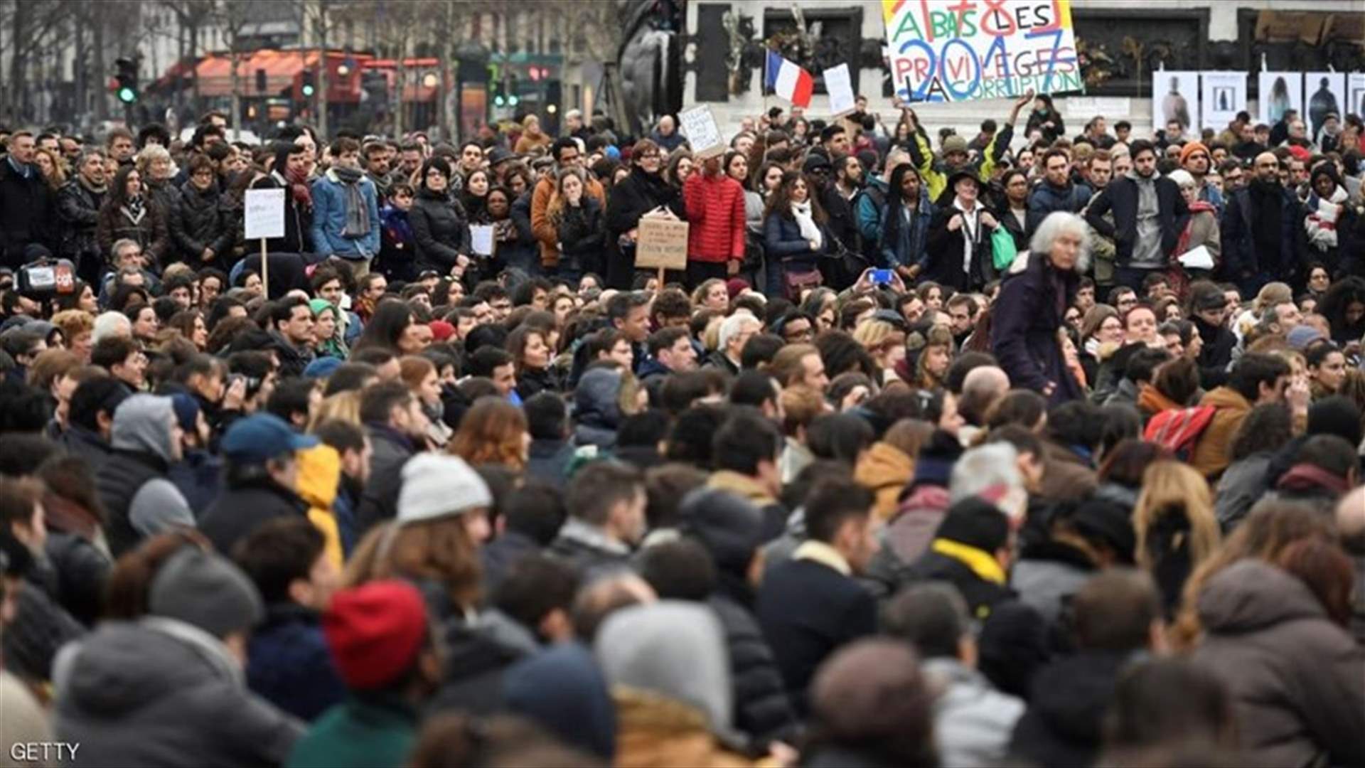 تظاهرات ضد &quot;الفساد&quot; في السياسة في فرنسا