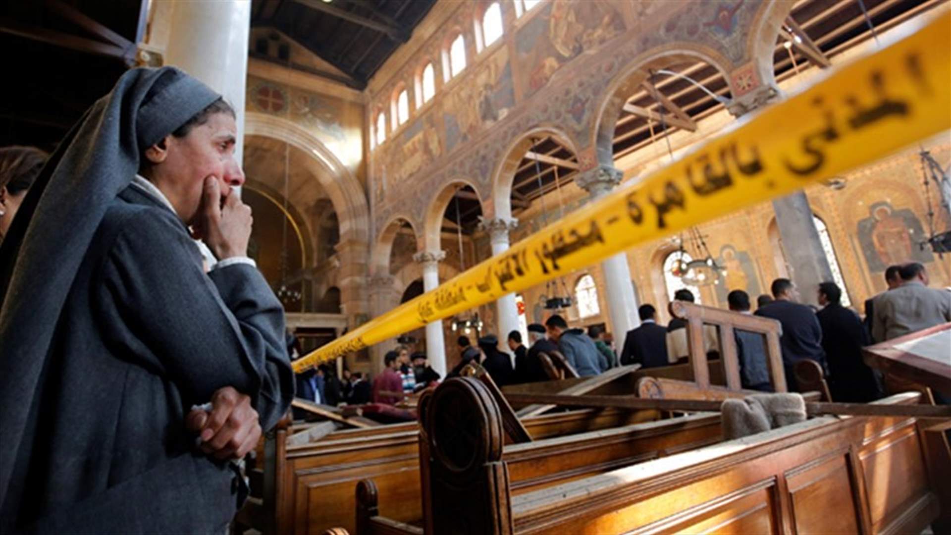 تسجيل مصور لمفجر الكنيسة البطرسية في مصر