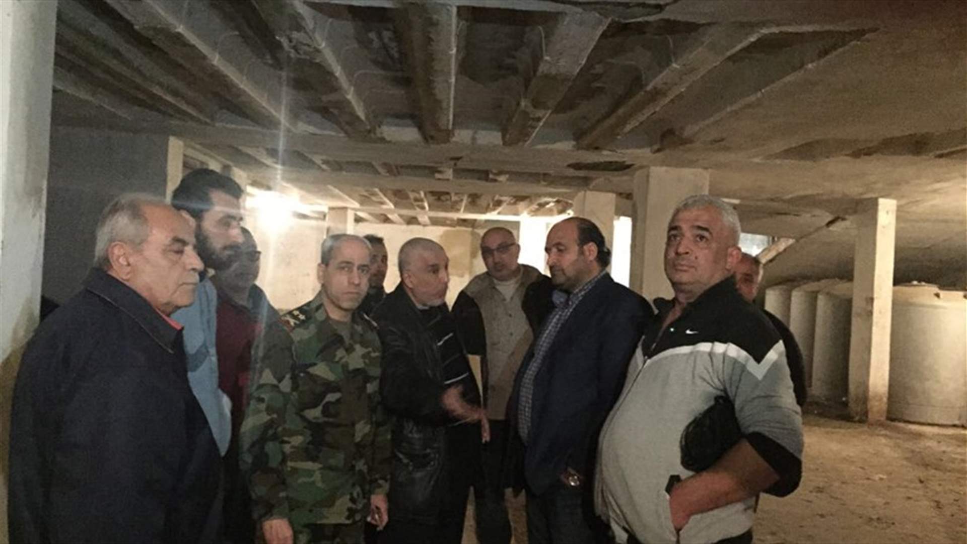 خير تفقد المبنى المهدد بالانهيار في زقاق البلاط