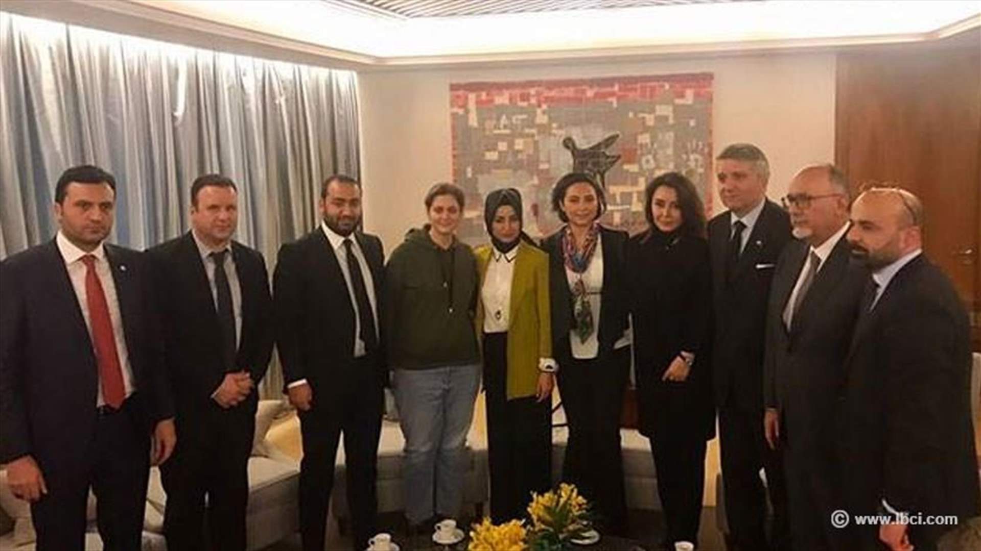 وفد تركي زار بشرى الدويهي في بيروت