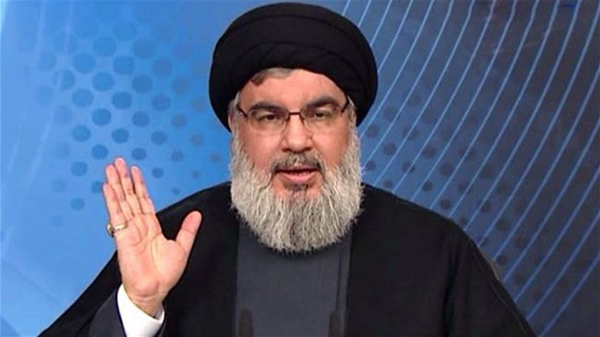السيد نصرالله: لا خطوط حمراء في ما يتعلق بأمونيا حيفا ونووي ديمونا