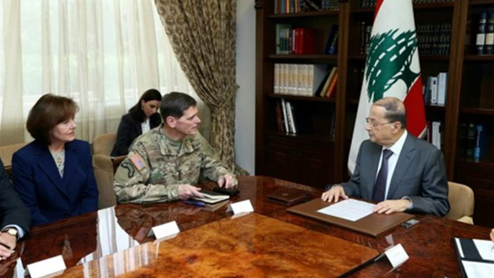 هذا ما أكده الجنرال فوتيل للرئيس عون