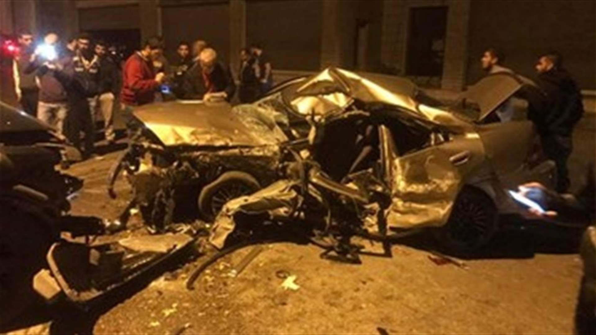 [PHOTOS] Road accident in Bikfaya injures 4 people