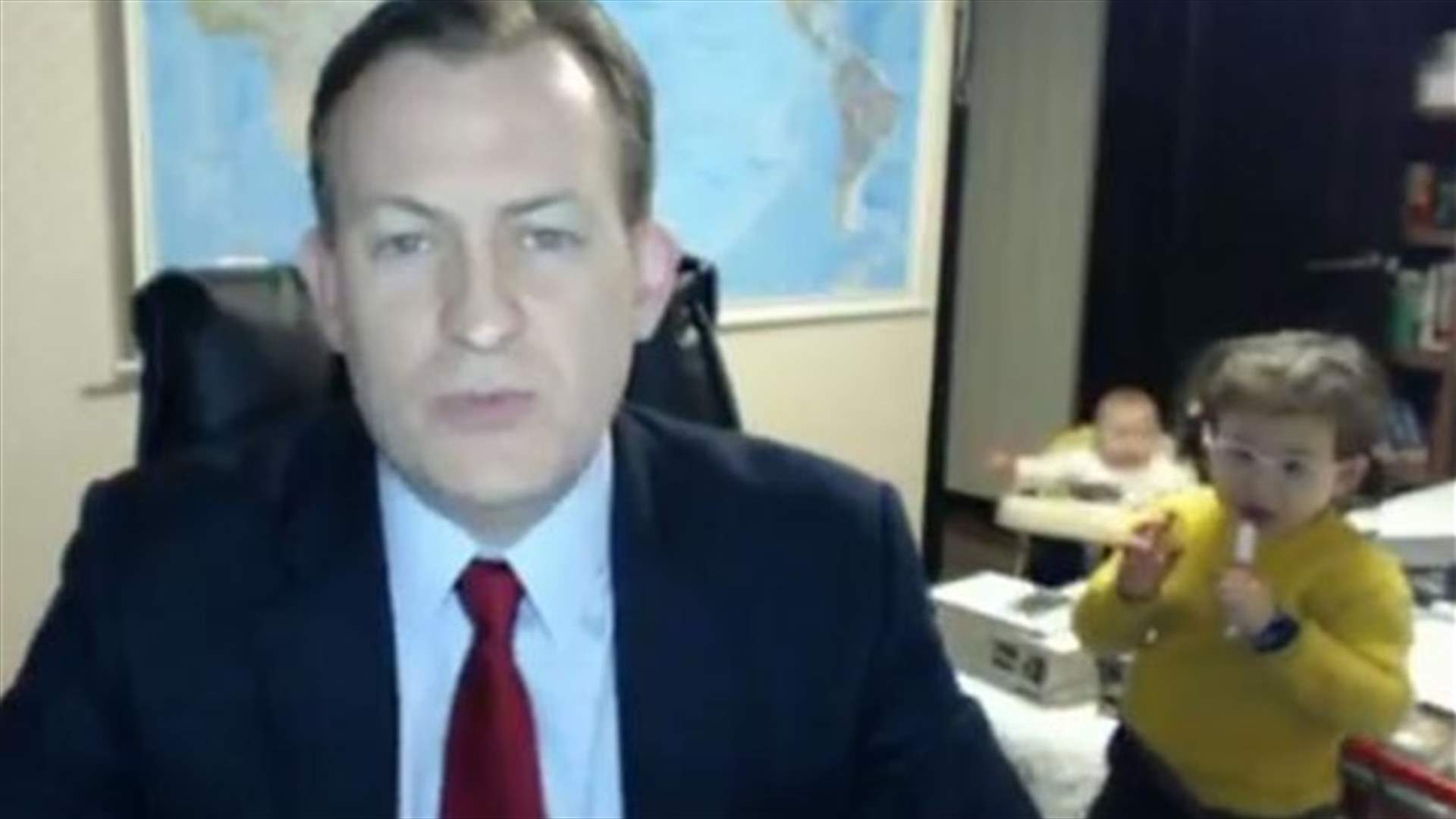 [VIDEO] Professor’s Attempt to Give BBC Interview Hilariously Ruined By Children