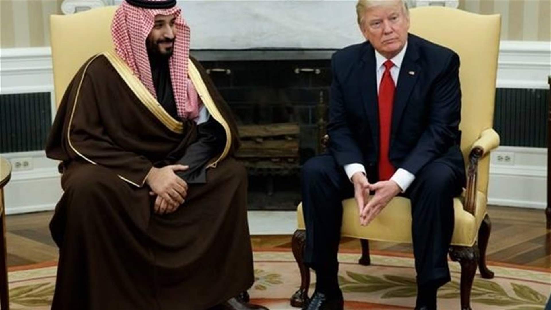 لقاء ولي ولي العهد السعودي وترامب