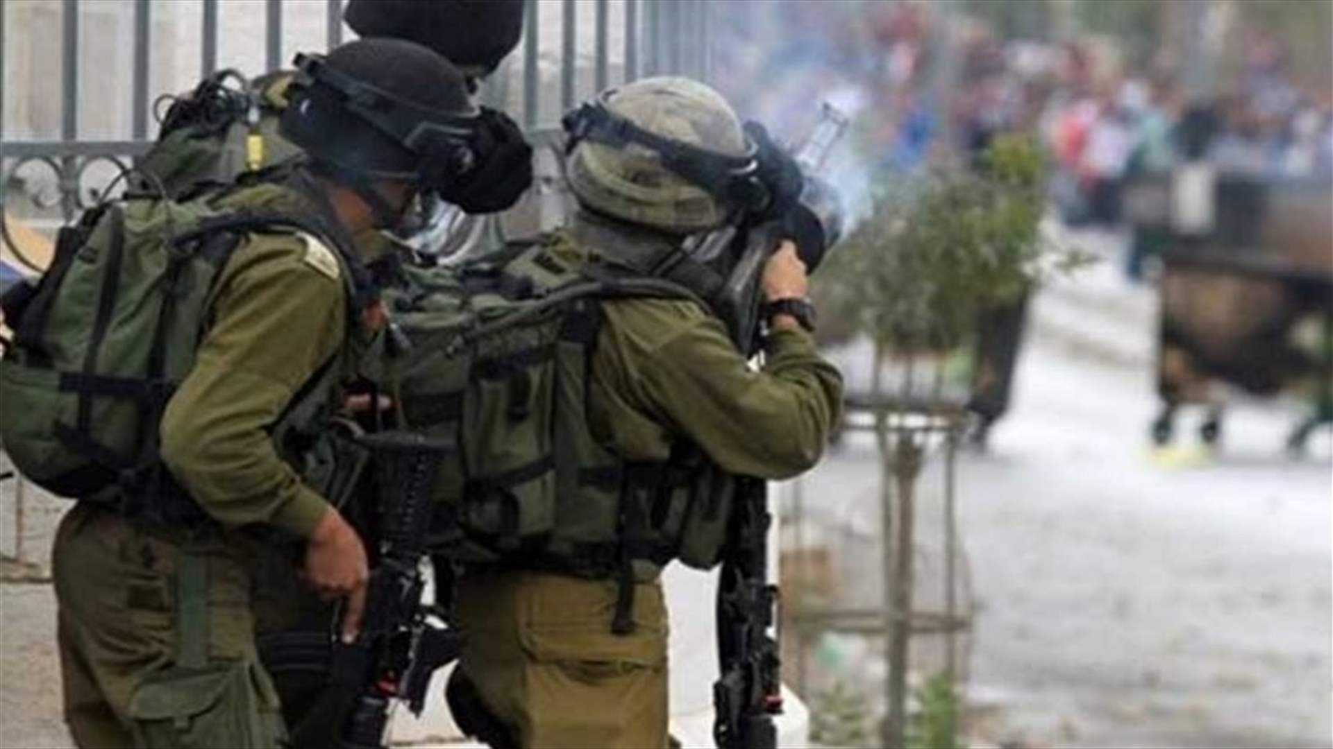 اصابة فلسطينية في الضفة الغربية