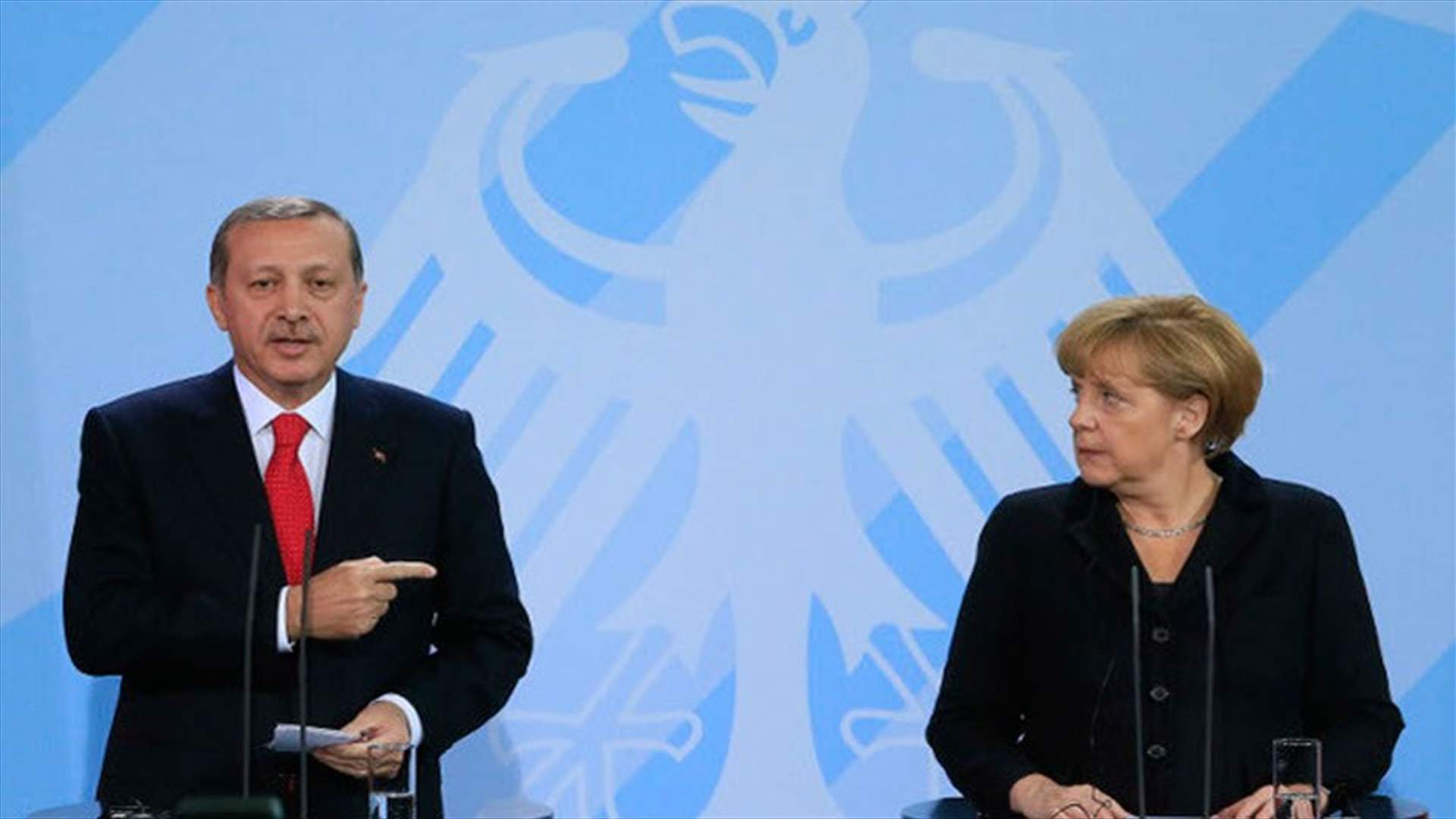 المانيا: تشبيه إردوغان لمركيل غير مقبول