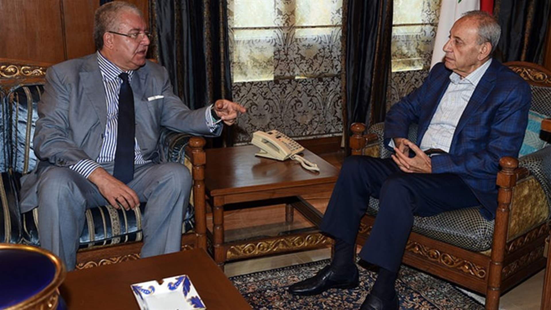 Al-Mashnouq visits Speaker Berri; reiterates need to pass new vote law