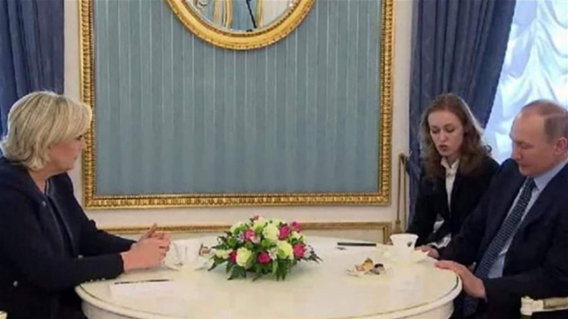 لوبن بضيافة بوتين