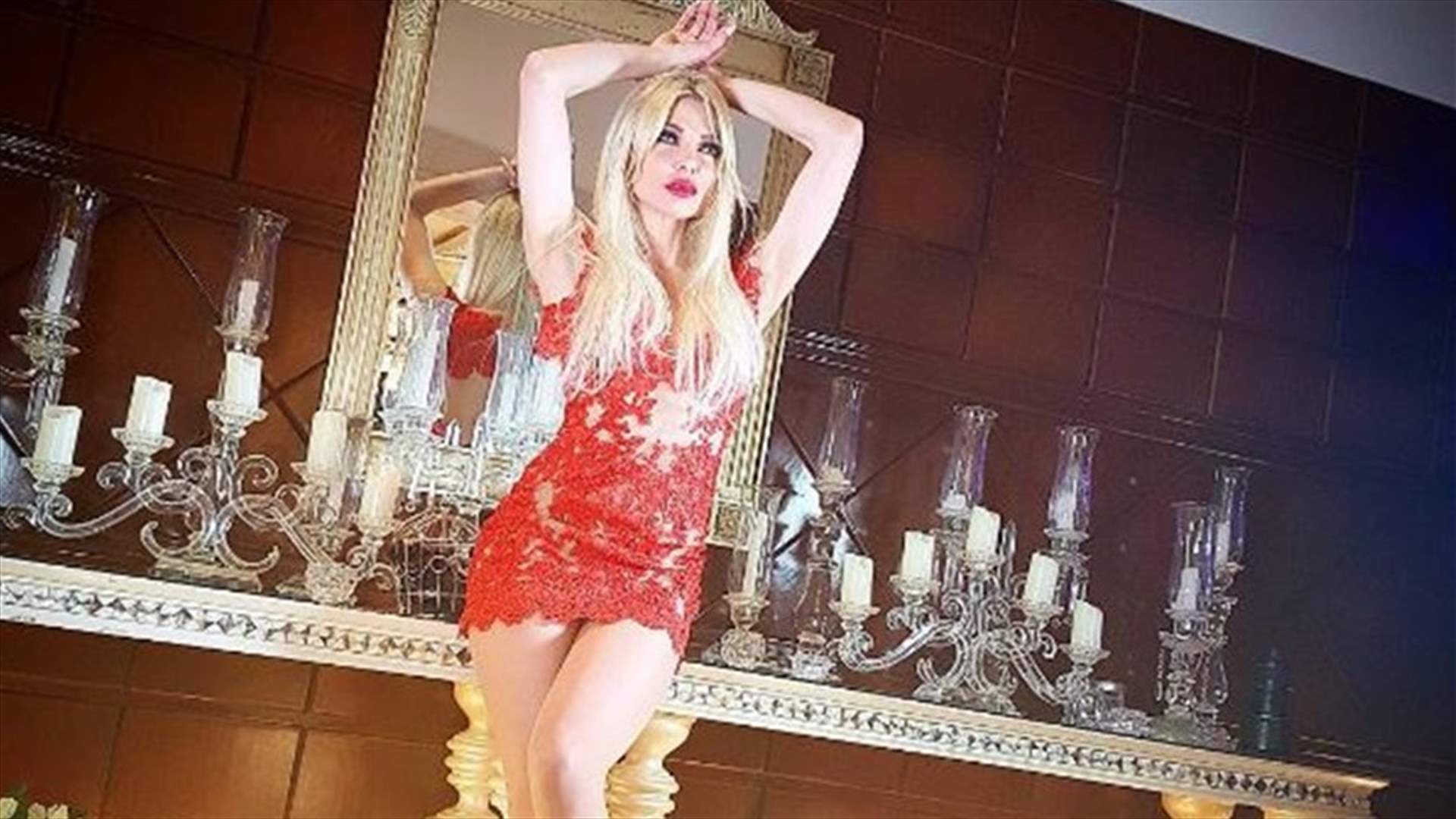 بالصور - شقيق ميريام كلينك الصربي يزورها في لبنان!