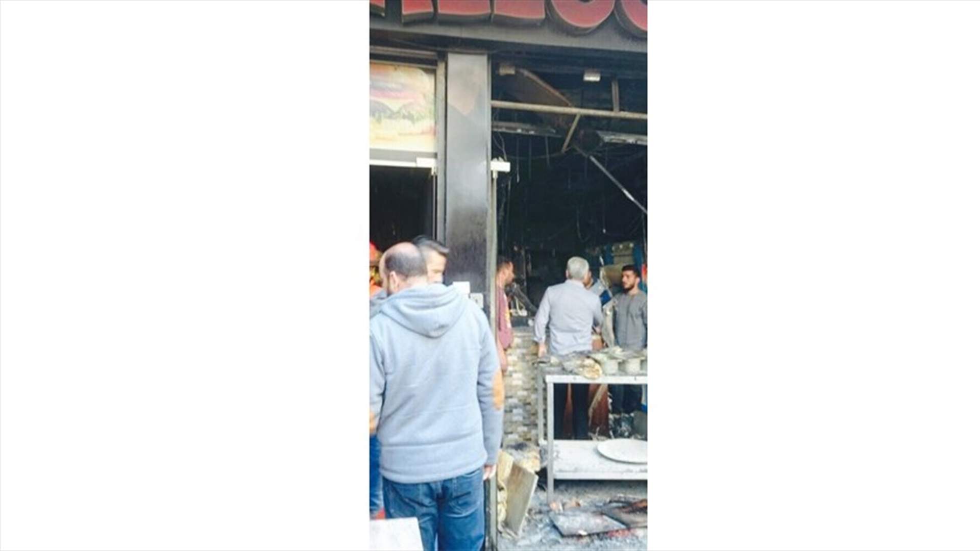 بالصور- انفجار قارورة غاز بأحد مطاعم عائشة بكار