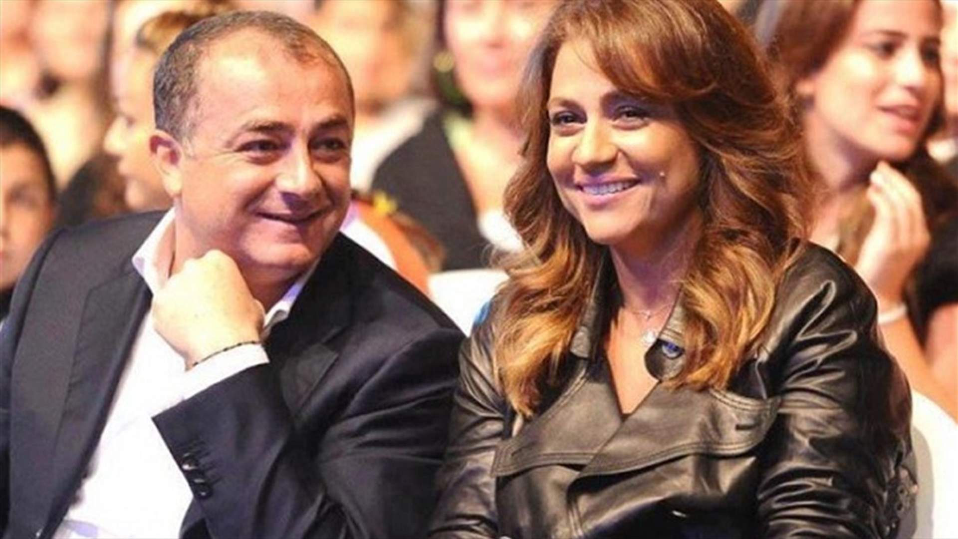 جوليا بطرس والياس بو صعب قبل 21 عاماً.. صورة من الزفاف!