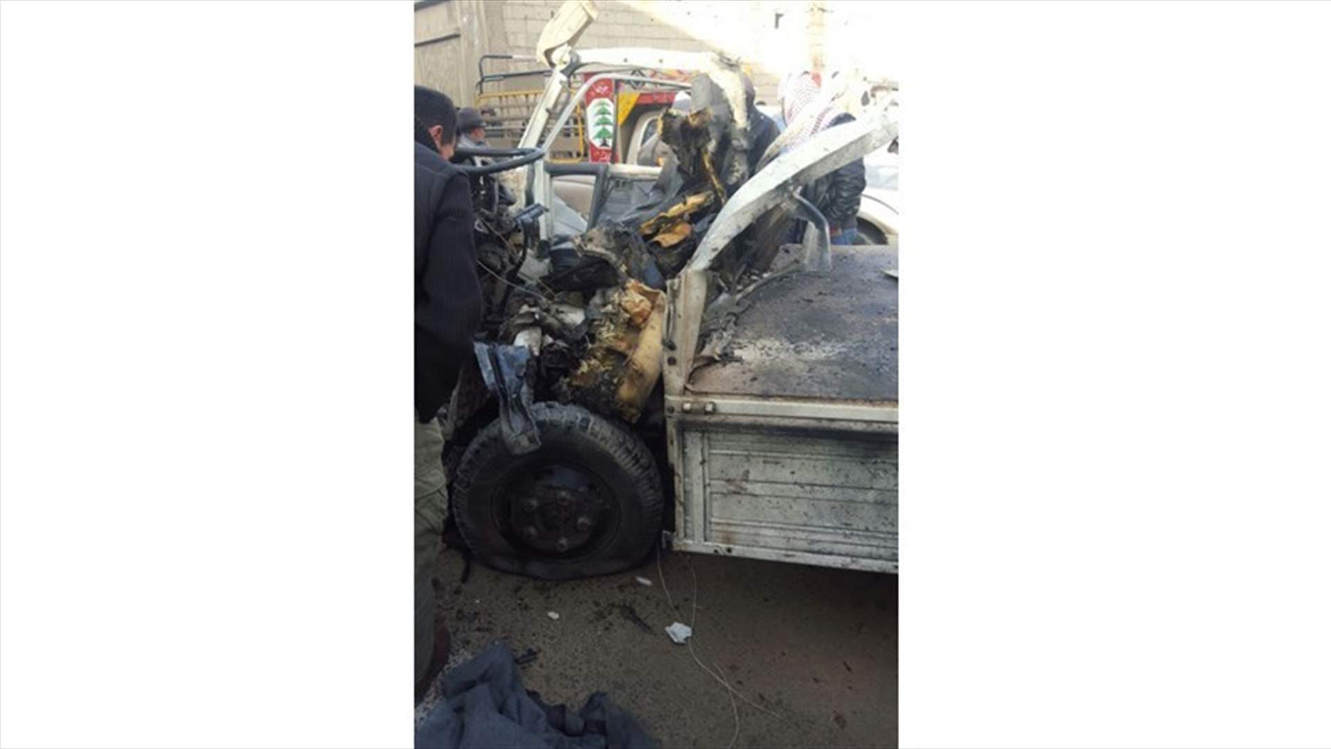 [PHOTOS] Three Syrians killed in an explosion in Arsal