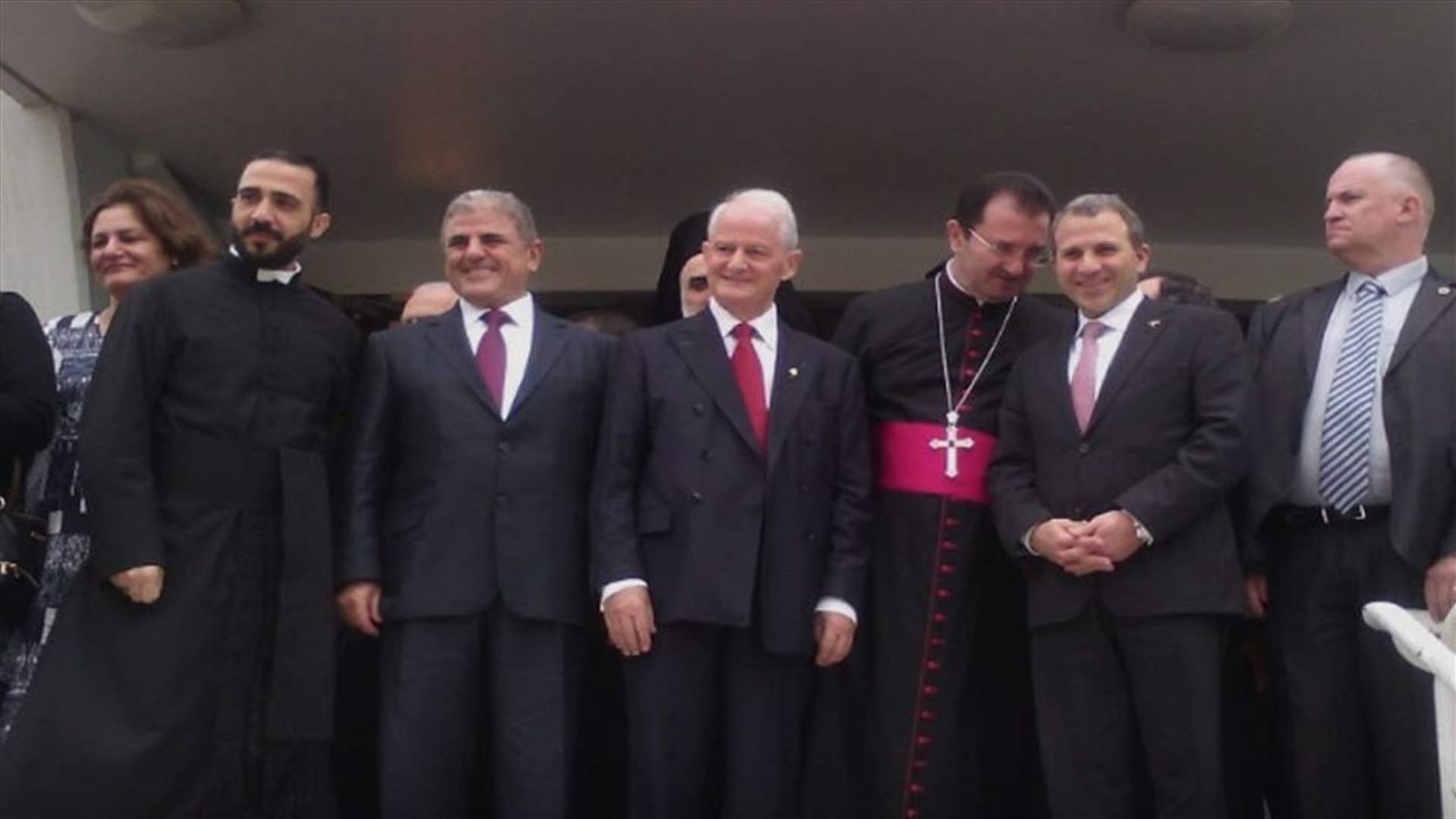 Bassil partakes in Sunday’s mass in Sidney