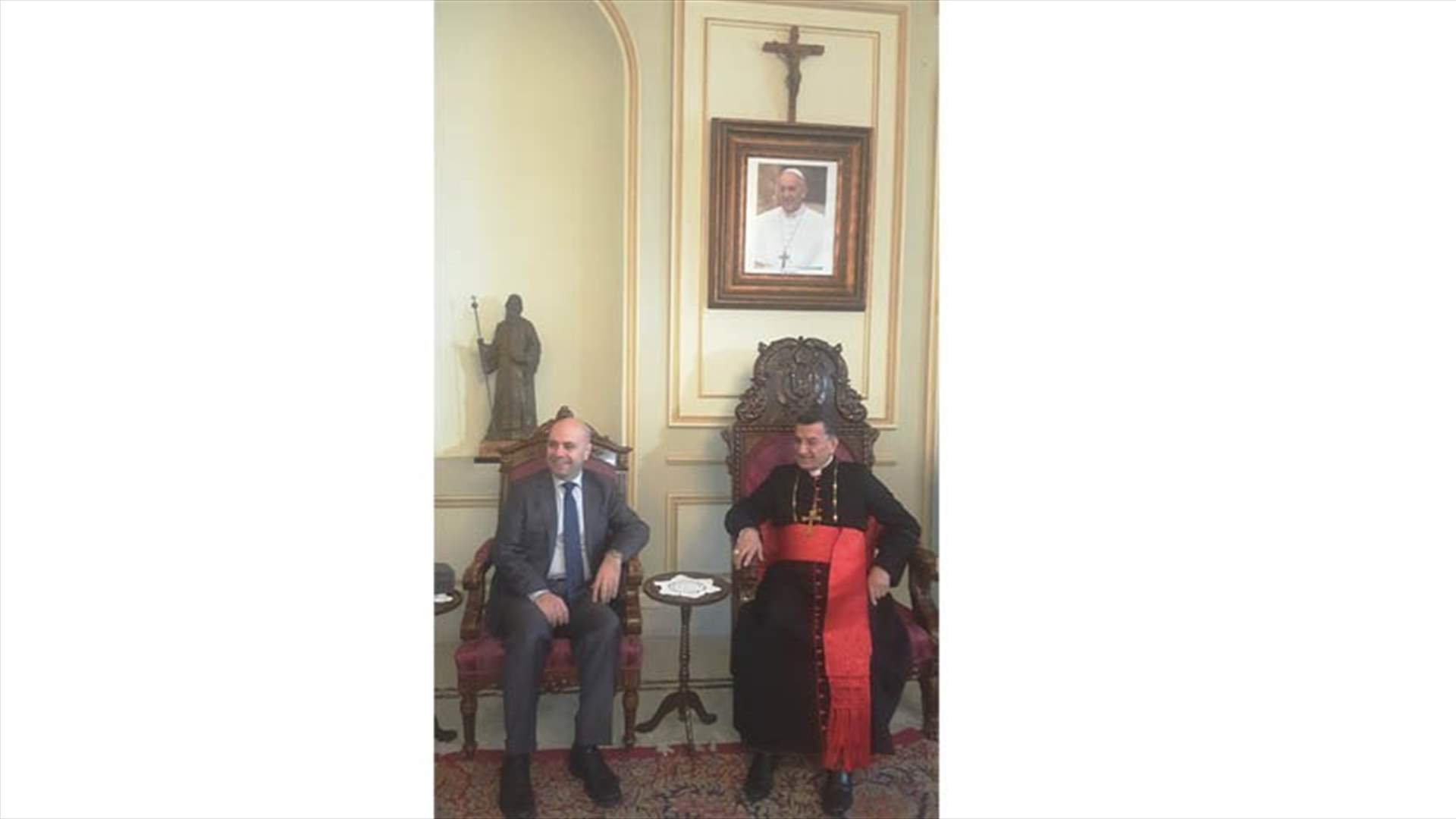 Minister Hasbani from Bkerke: New vote law to be reached soon