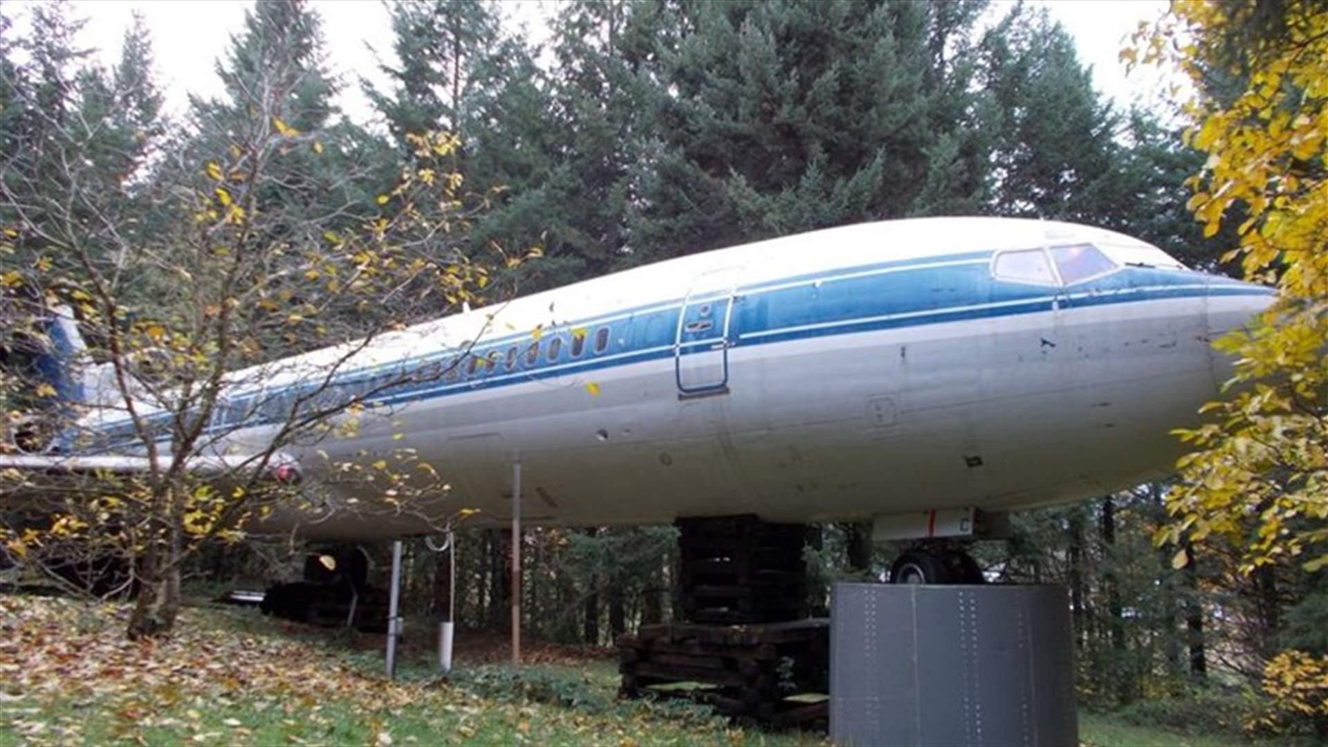 [PHOTOS] This Man Lives Inside Plane In The Middle Of The Woods