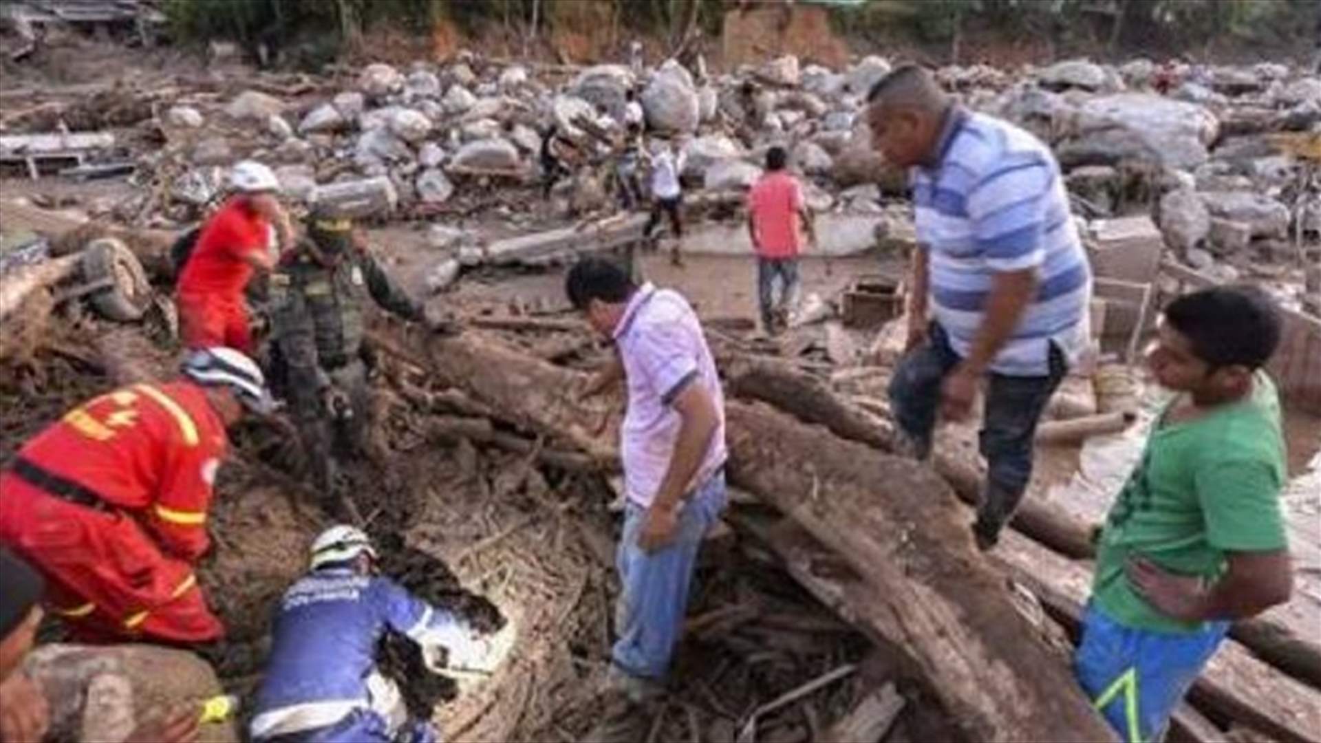 اكثر من 300 قتيل في السيول الوحلية في كولومبيا