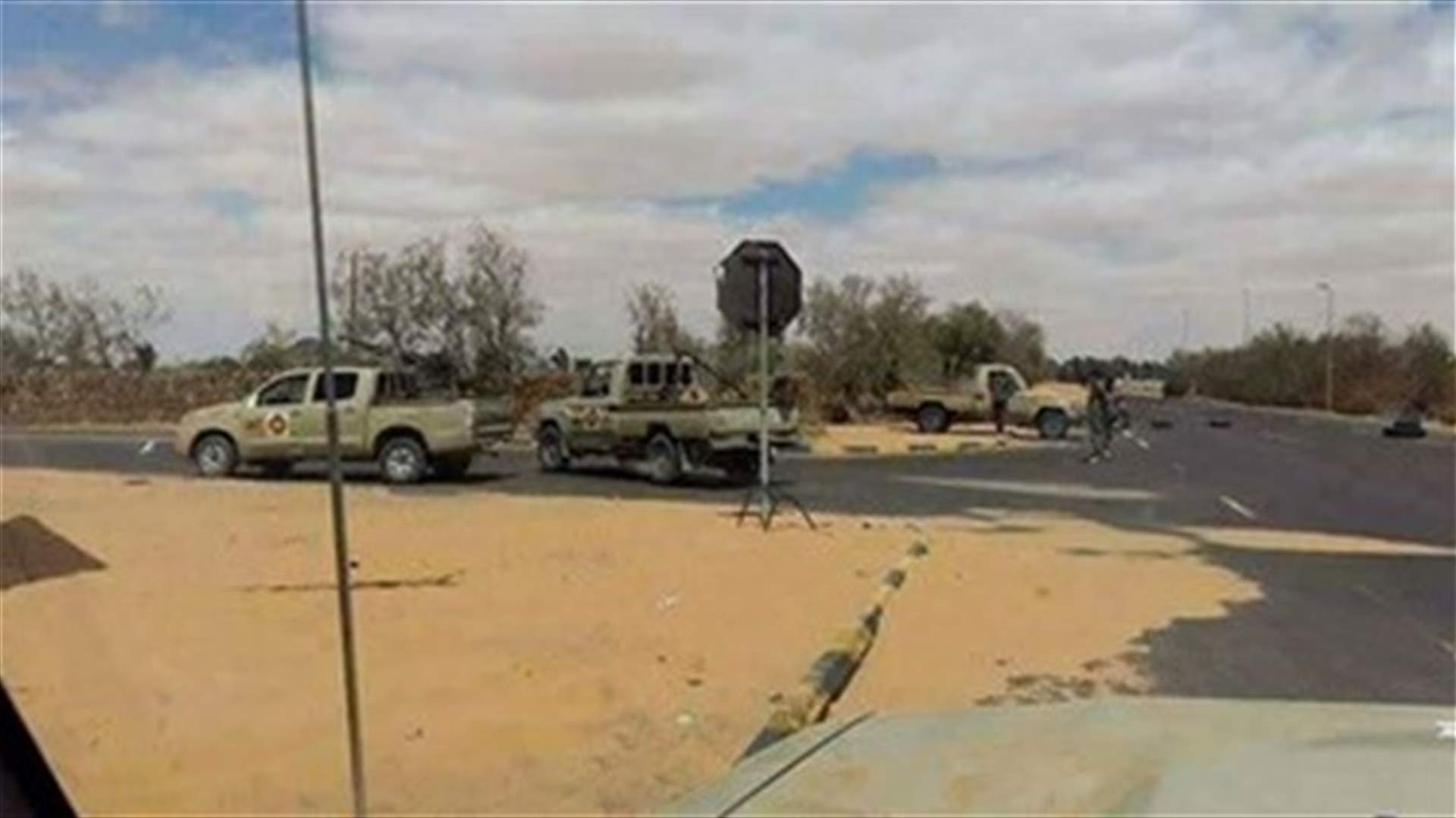 East Libyan forces target rivals' air base in central desert region