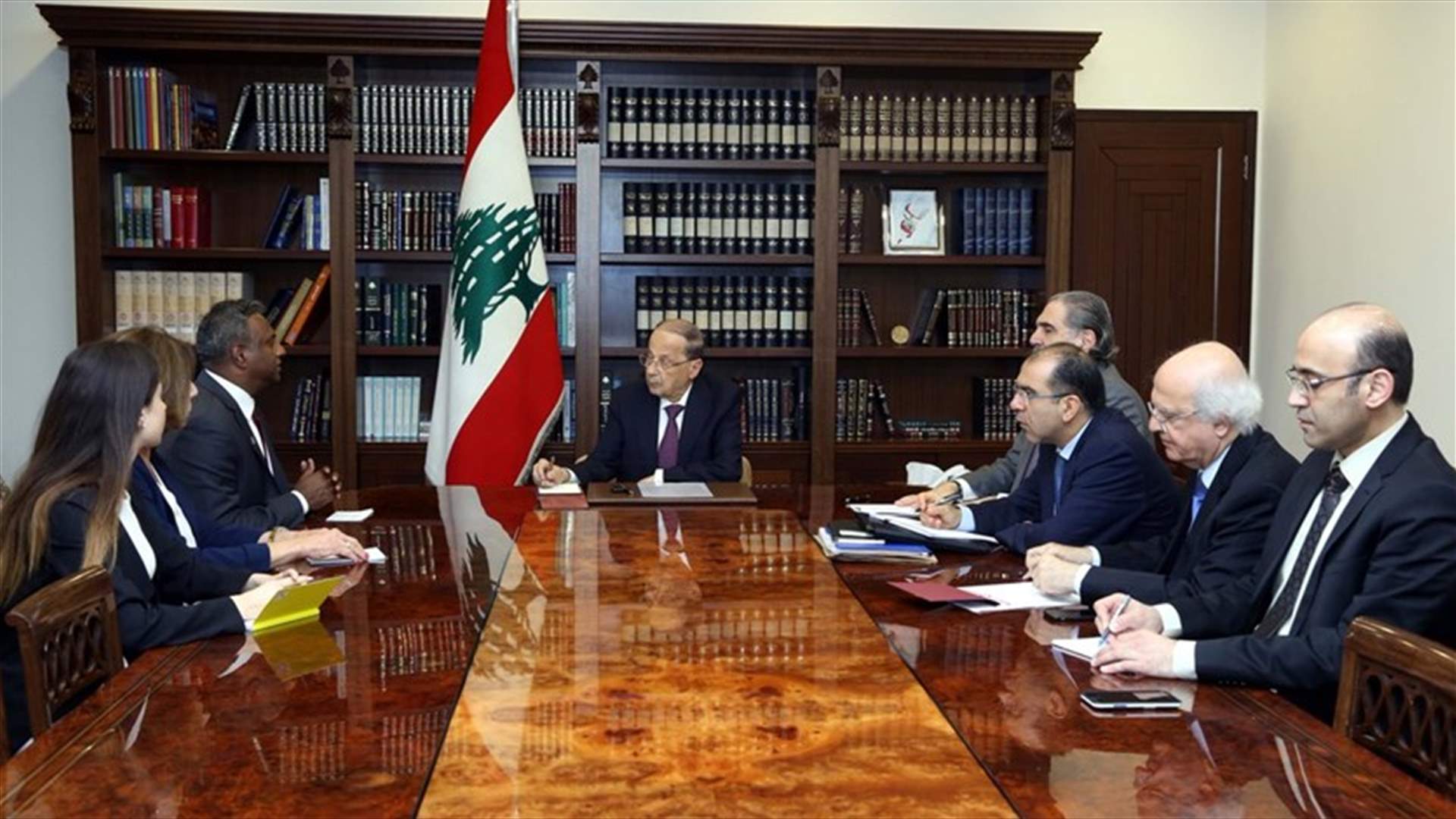 عون استقبل الأمين العام لمنظمة العفو الدولية في بعبدا