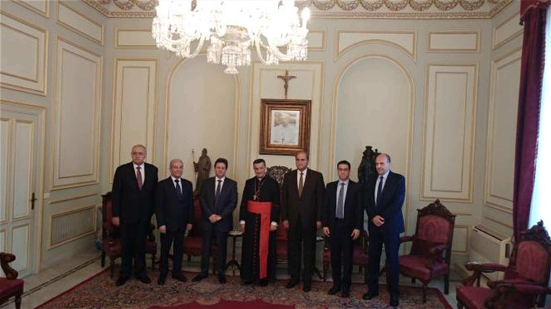 FPM delegation visits  Patriarch Rai