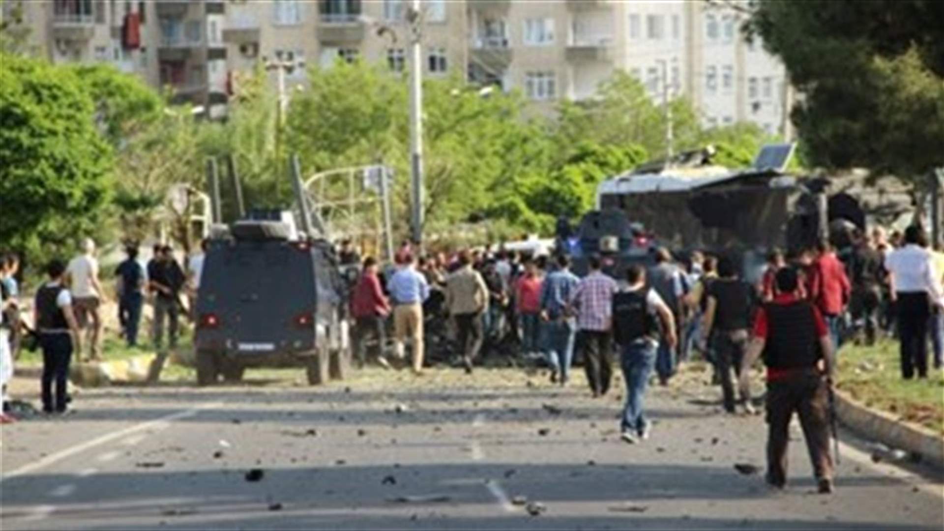 Turkish interior minister says Diyarbakir blast was terrorist attack