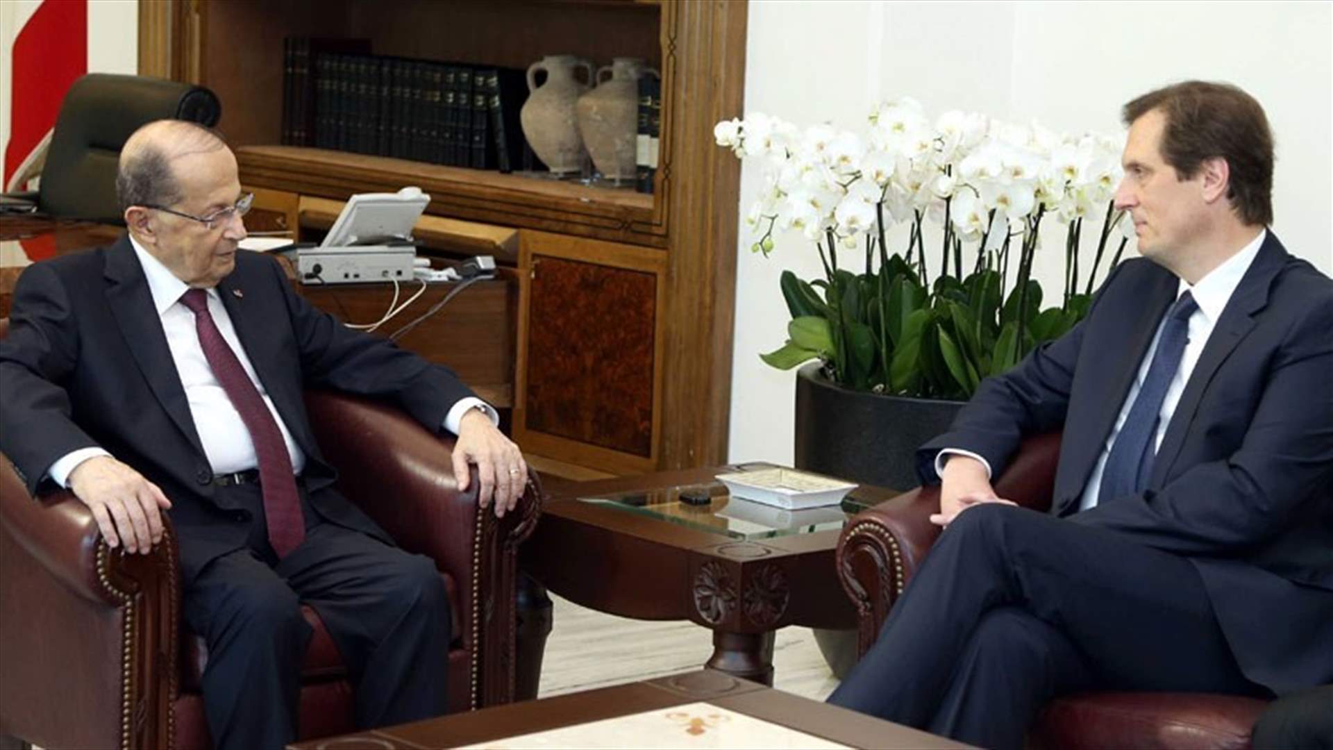 President Aoun meets with Fillon’s special adviser