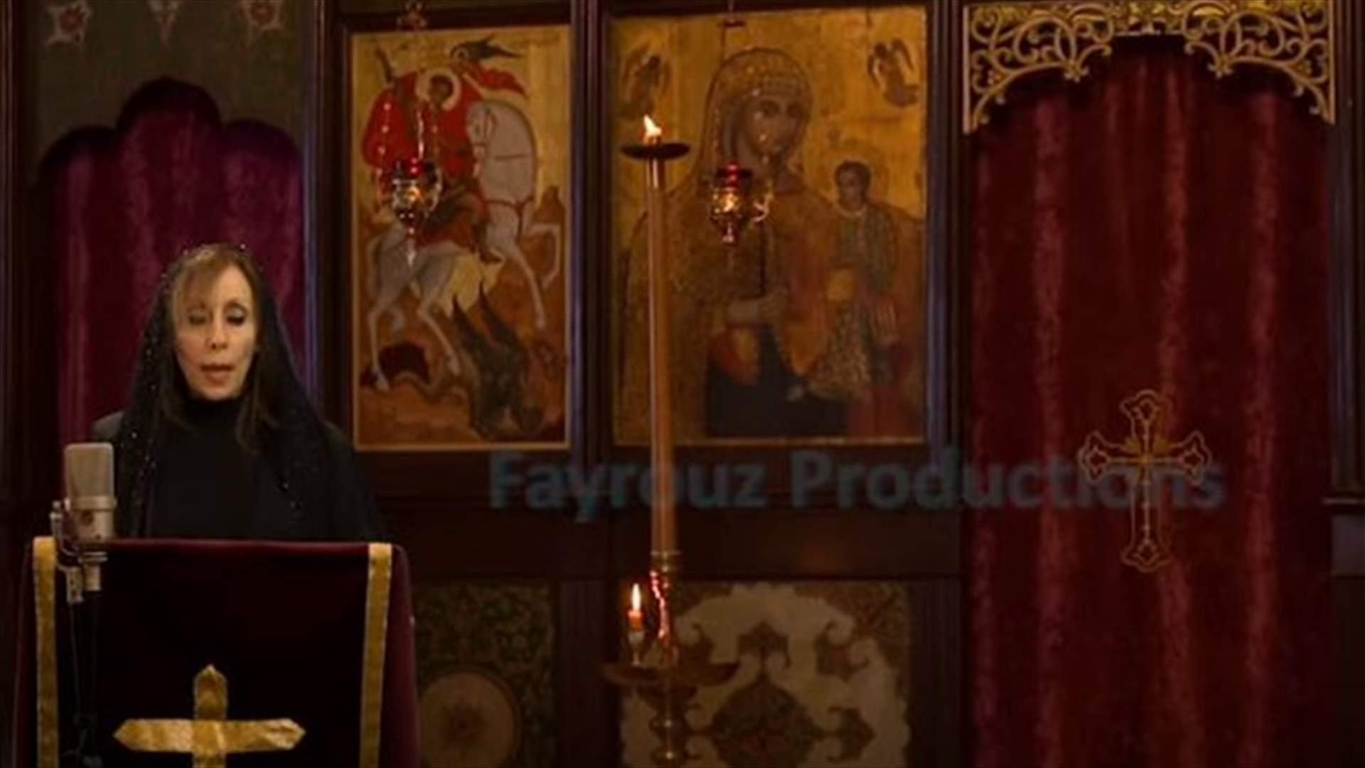 بالفيديو: فيروز ترنّم ترتيلة جديدة.. "في ملكوتك"