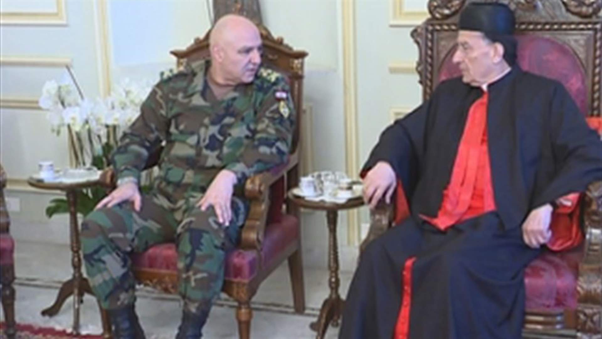 قداس على نية فرنسا في بكركي...والراعي استقبل العماد عون