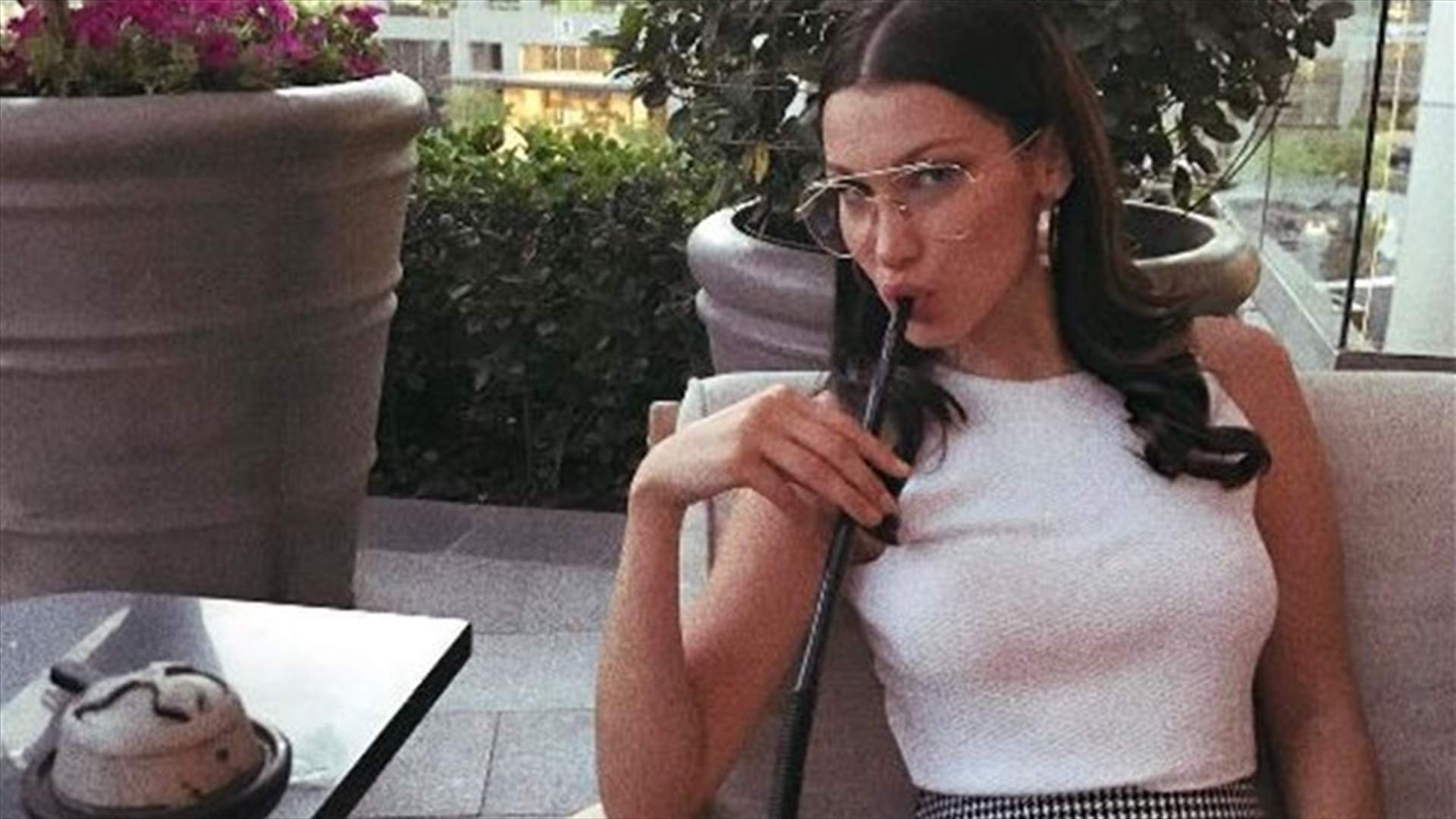 بالفيديو - بعد الشيشة... بيلا حديد تُفاجئ متابعيها بما فعلته في دبي!