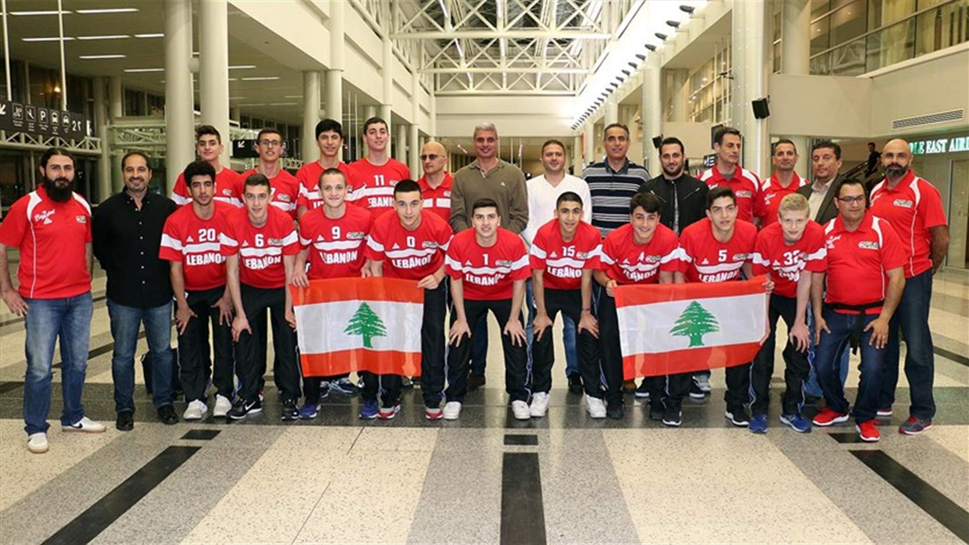 منتخب لبنان للناشئين في كرة السلة إلى طهران