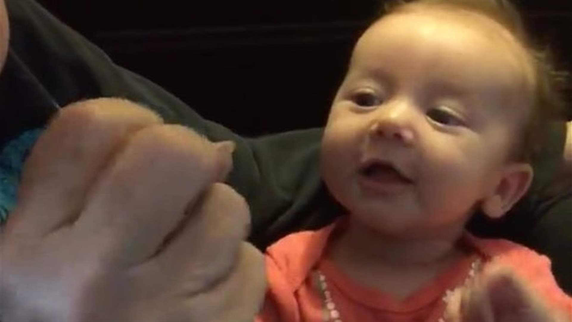 [VIDEO] Adorable Moment Grandmother Teaches 9-Week-Old Deaf Granddaughter Sign Language