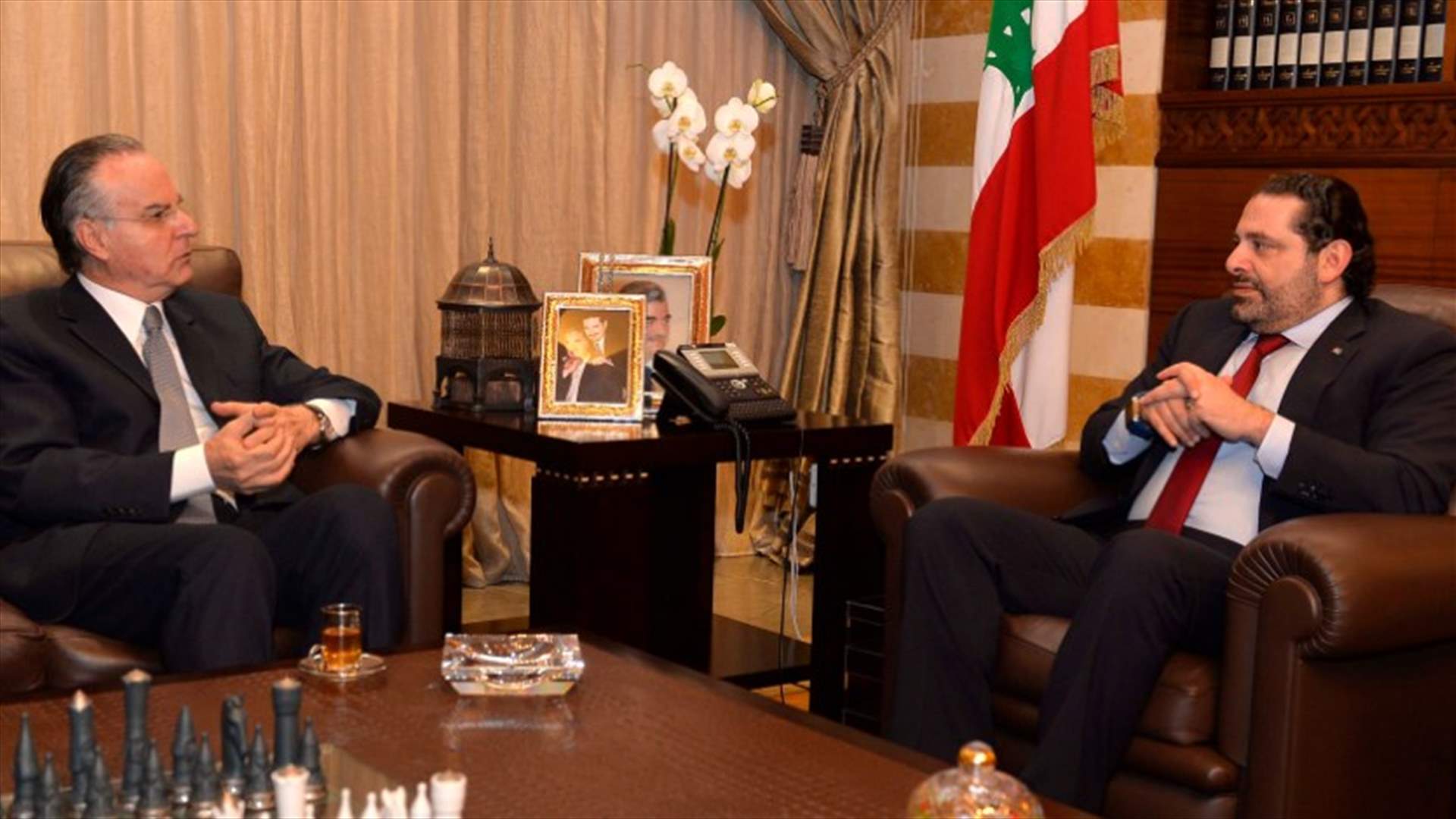 الحريري بحث مع عدوان قانون الانتخاب