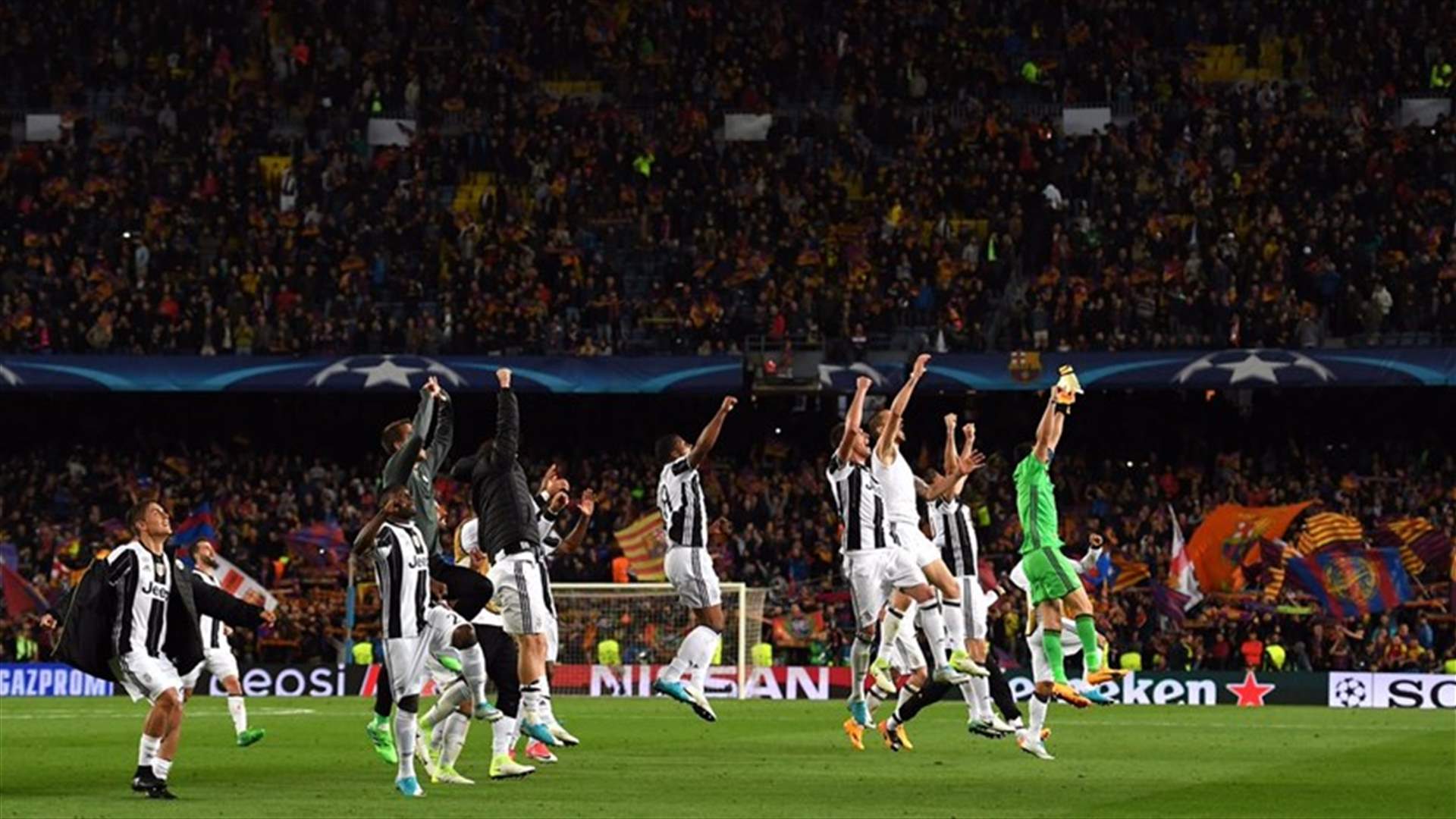 جوفنتوس ينهي احلام برشلونة في تحقيق عودة تاريخية أخرى بدوري الابطال