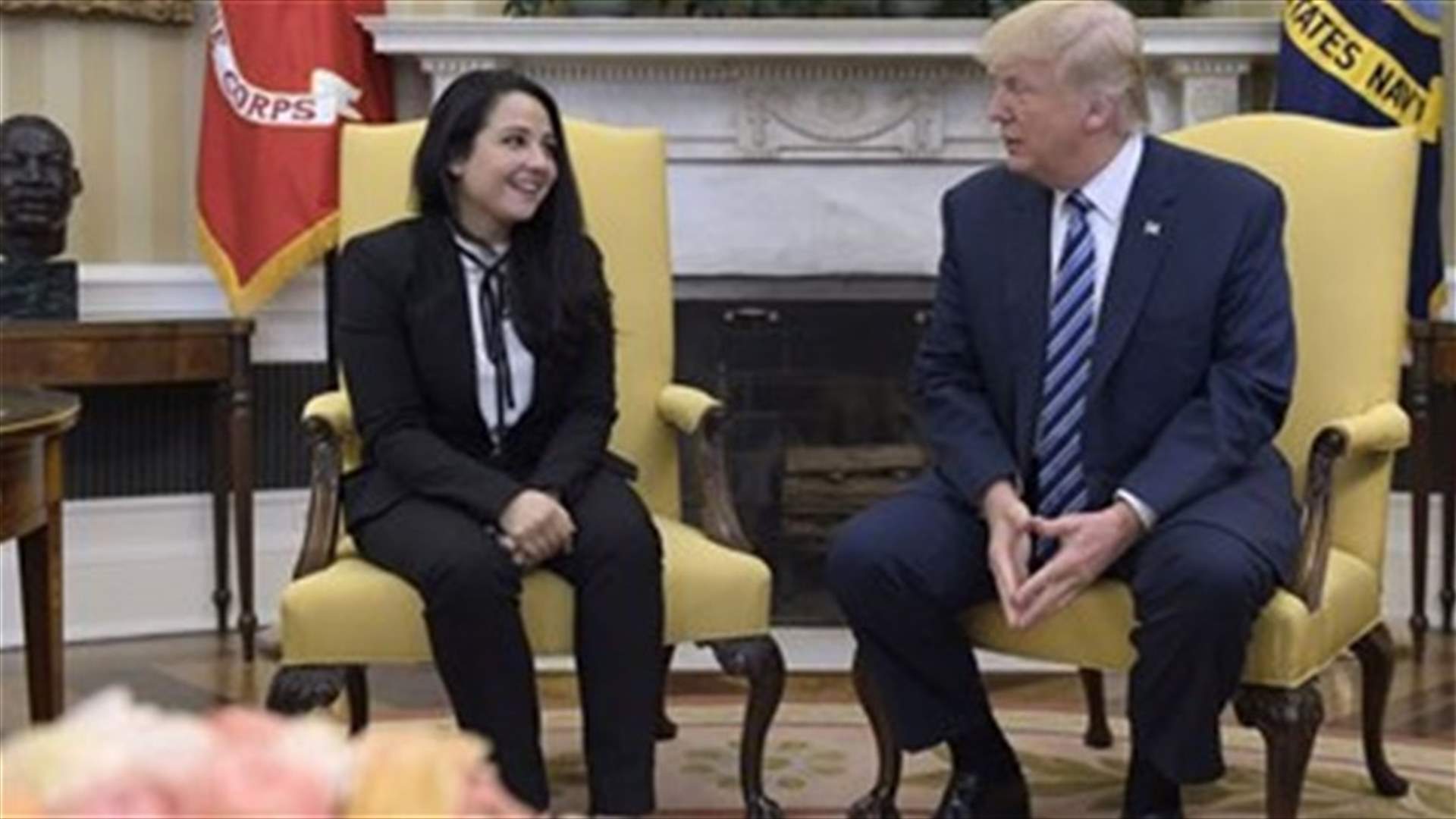 Trump greets Egyptian-American freed from Egyptian detention