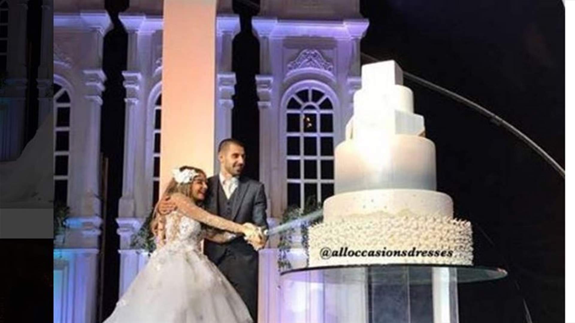 بالصور والفيديو: ابنة مصفّف الشعر طوني المندلق تدخل القفص الذهبي... حفل زفاف أشبه بالخيال!