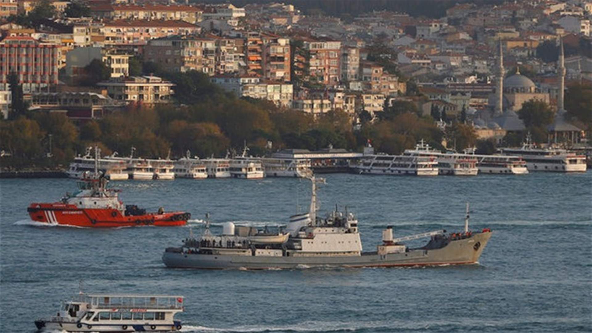 Russian intelligence ship sinks off Turkey's Black Sea coast -authorities