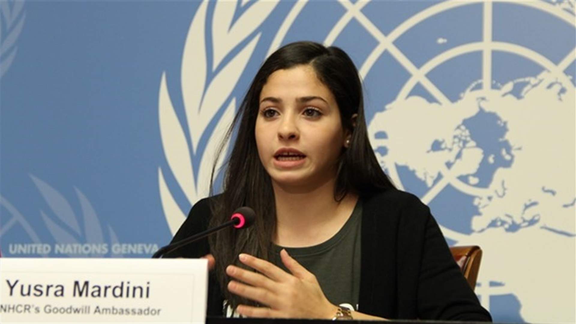 Syrian refugee Olympic swimmer becomes UNHCR ambassador