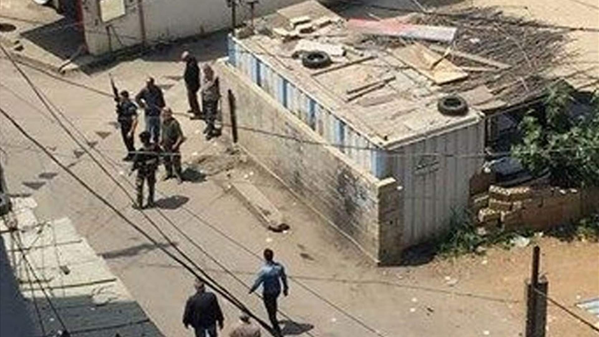 إطلاق نار في مخيم البداوي